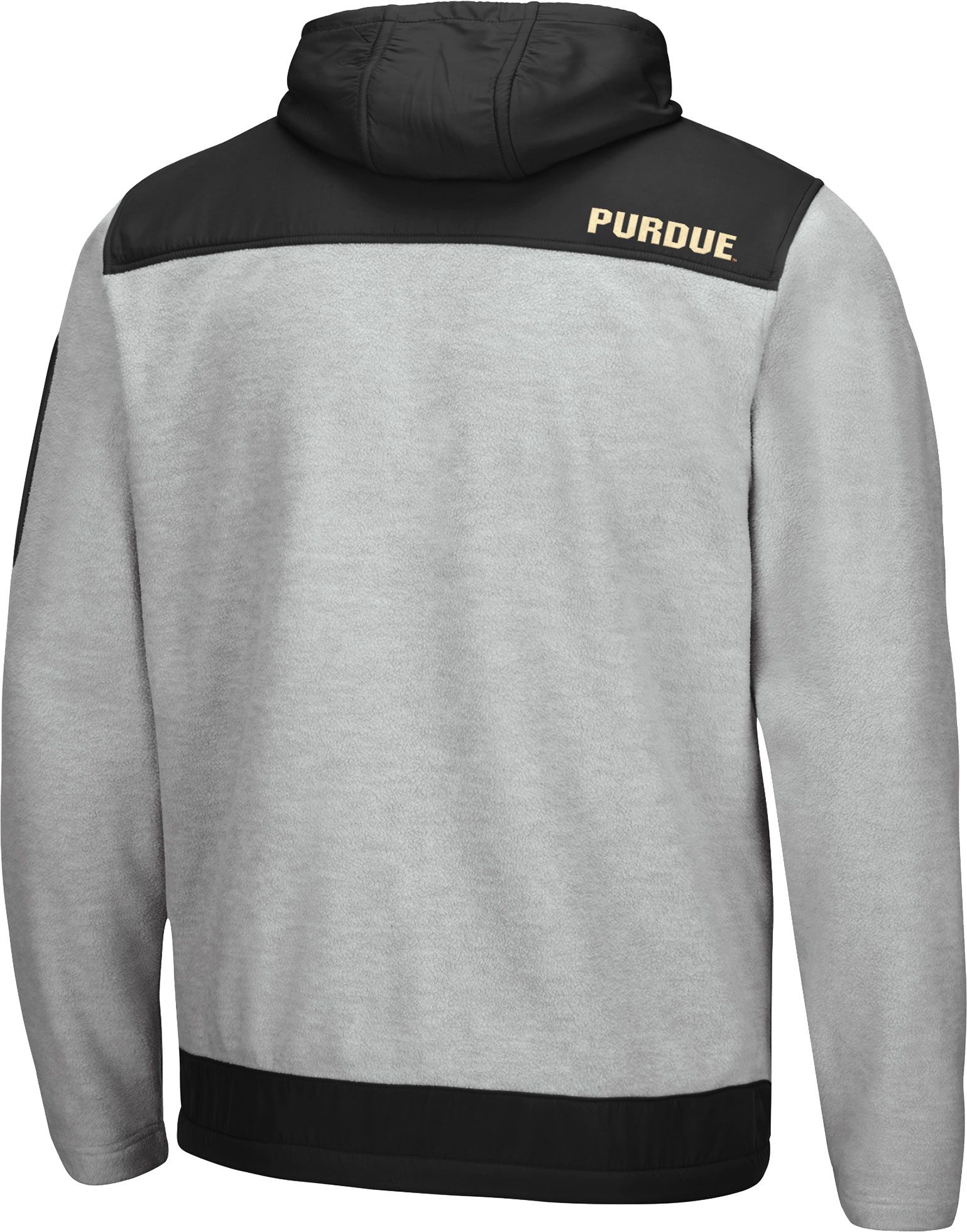 Colosseum Men's Purdue Boilermakers Grey Swartz Full-Zip Jacket product image