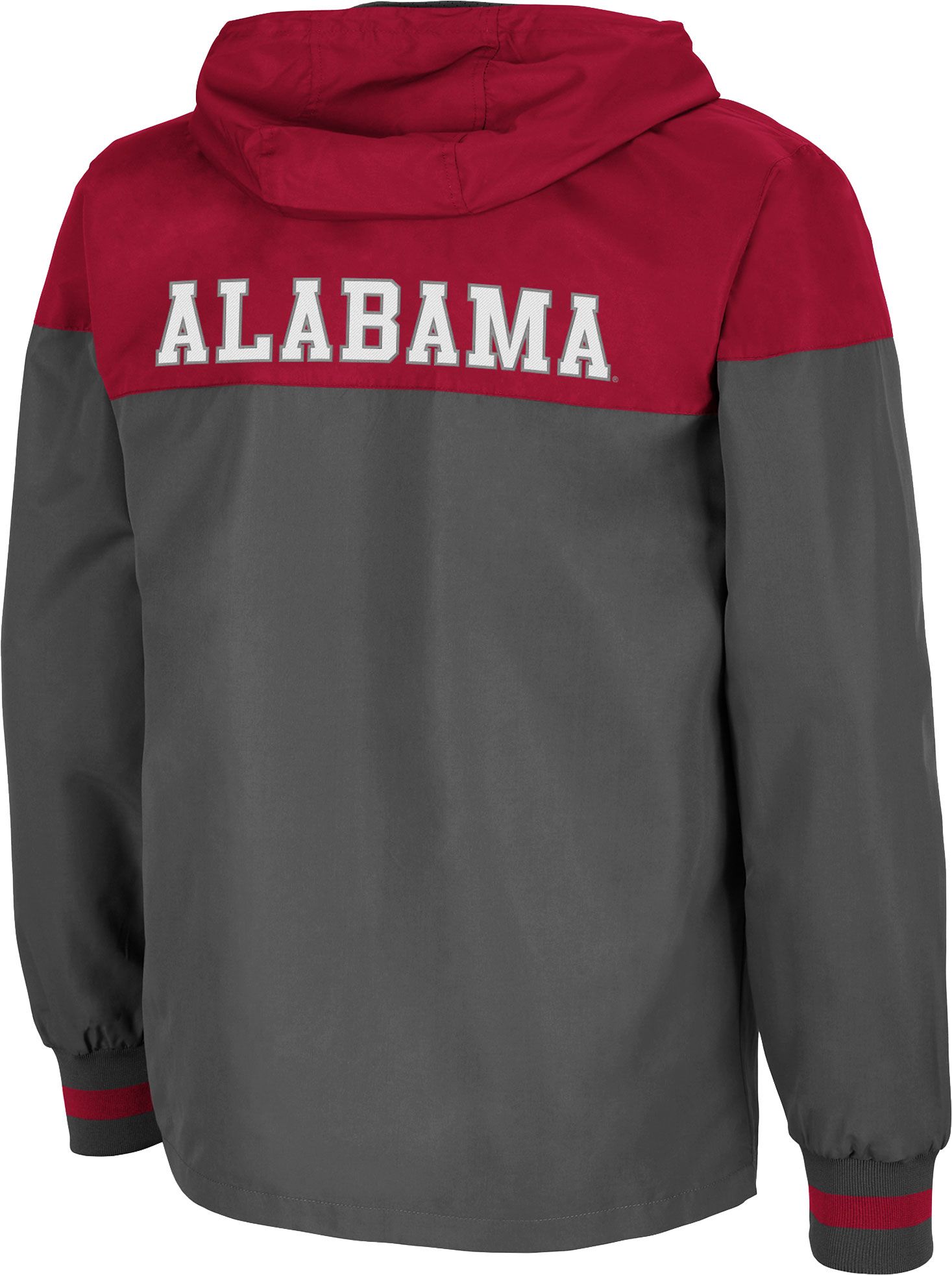 Colosseum Men's Alabama Crimson Tide Grey Game Night Full-Zip Jacket product image
