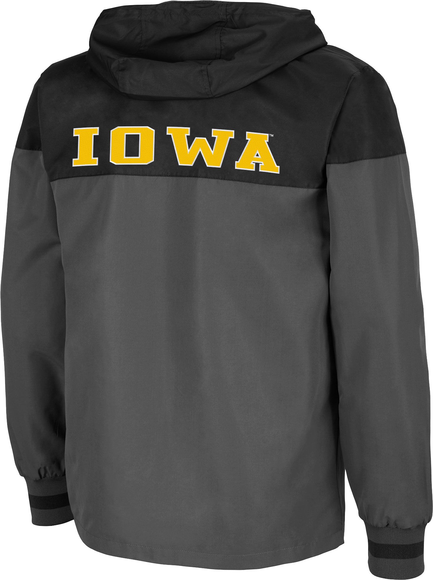 Colosseum Men's Iowa Hawkeyes Grey Game Night Full-Zip Jacket product image
