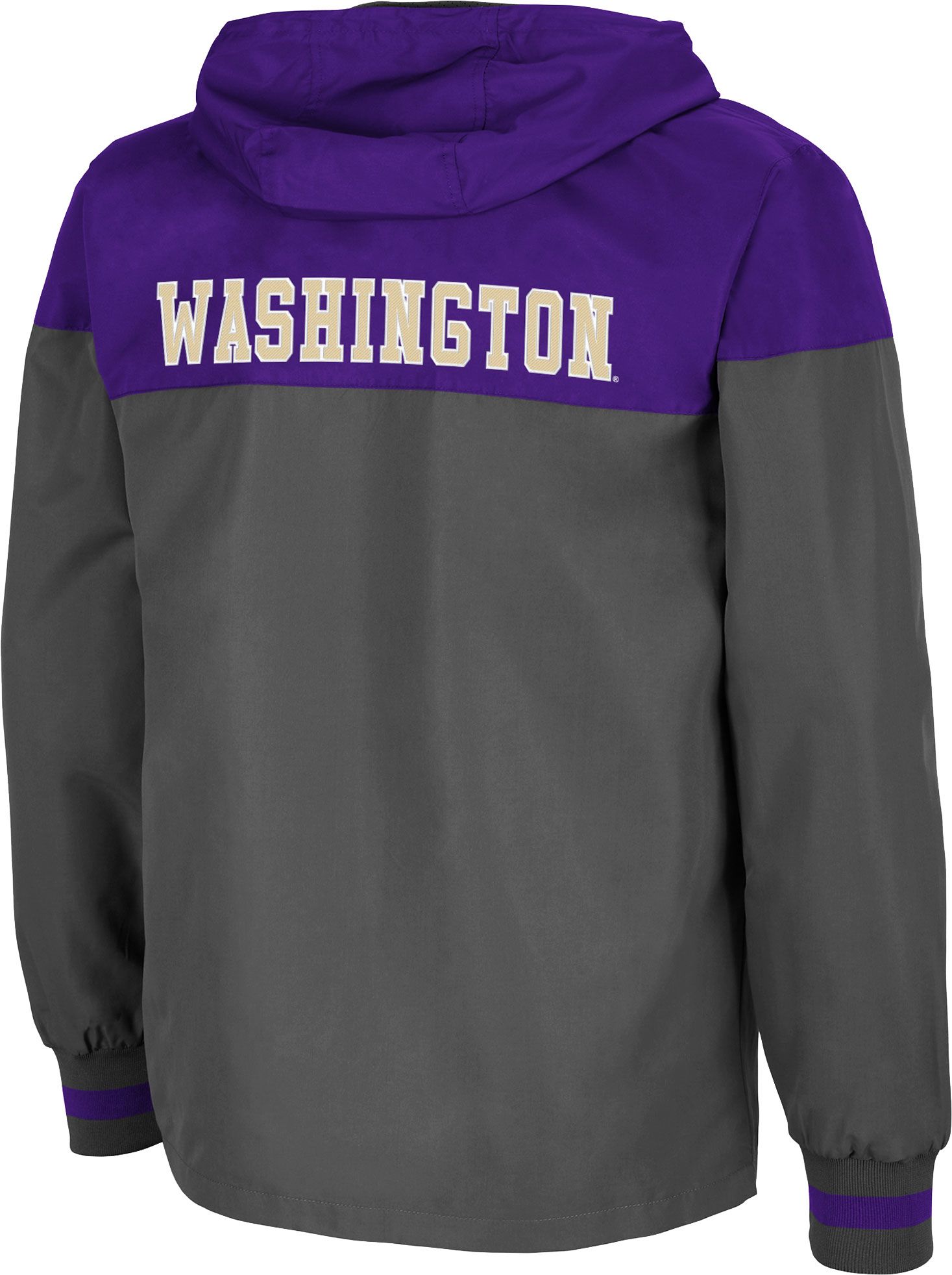 Colosseum Men's Washington Huskies Grey Game Night Full-Zip Jacket product image