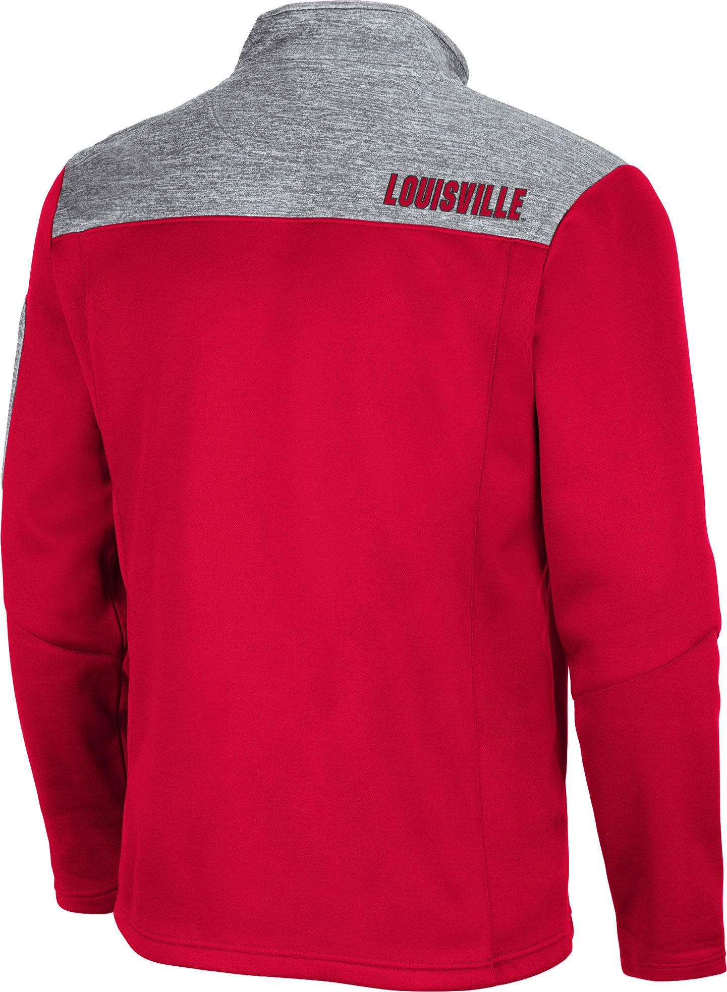 Colosseum Men's Louisville Cardinals Cardinal Red Third Wheel Full-Zip Jacket product image