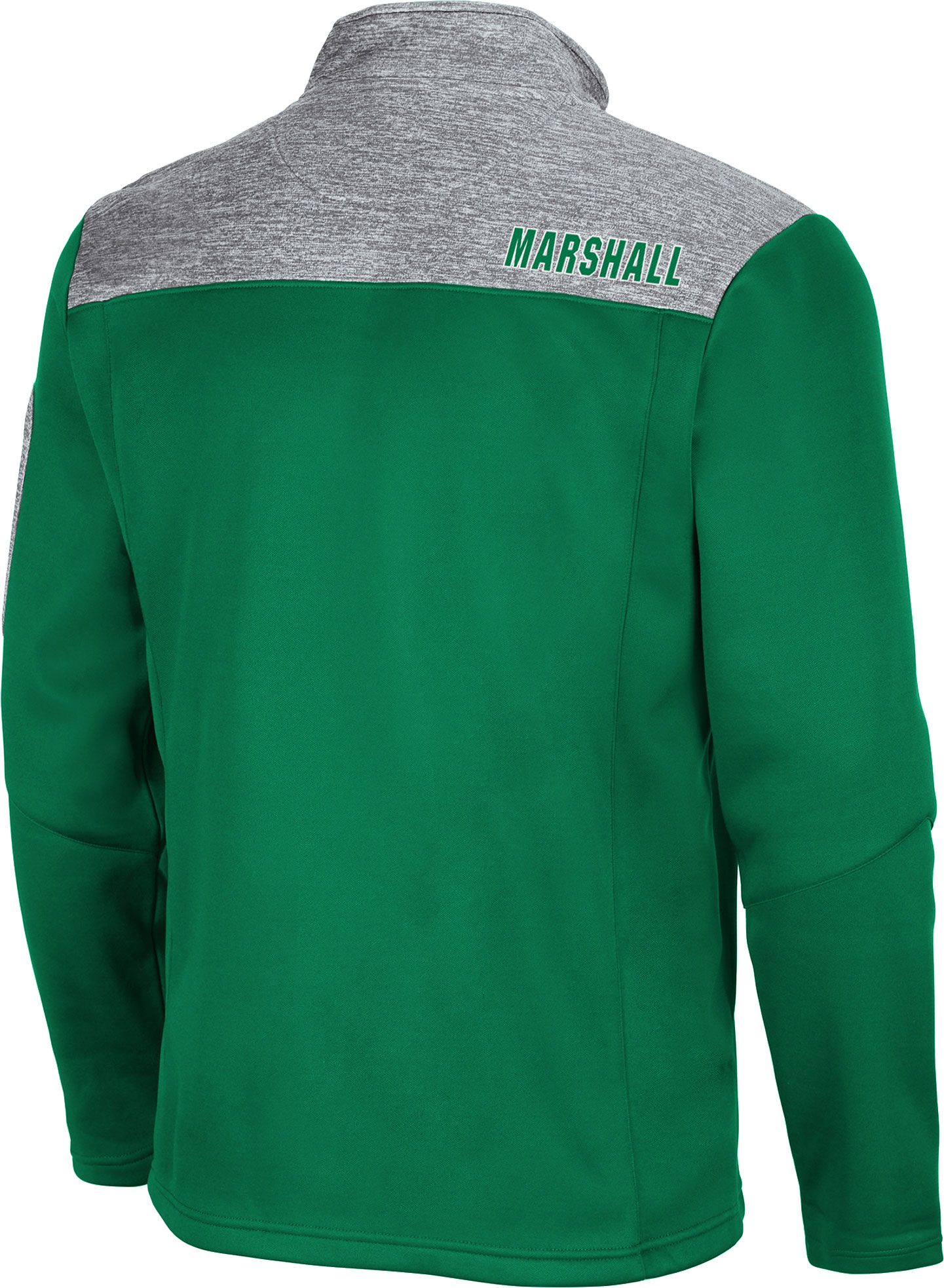 Colosseum Men's Marshall Thundering Herd Green Third Wheel Full-Zip Jacket product image