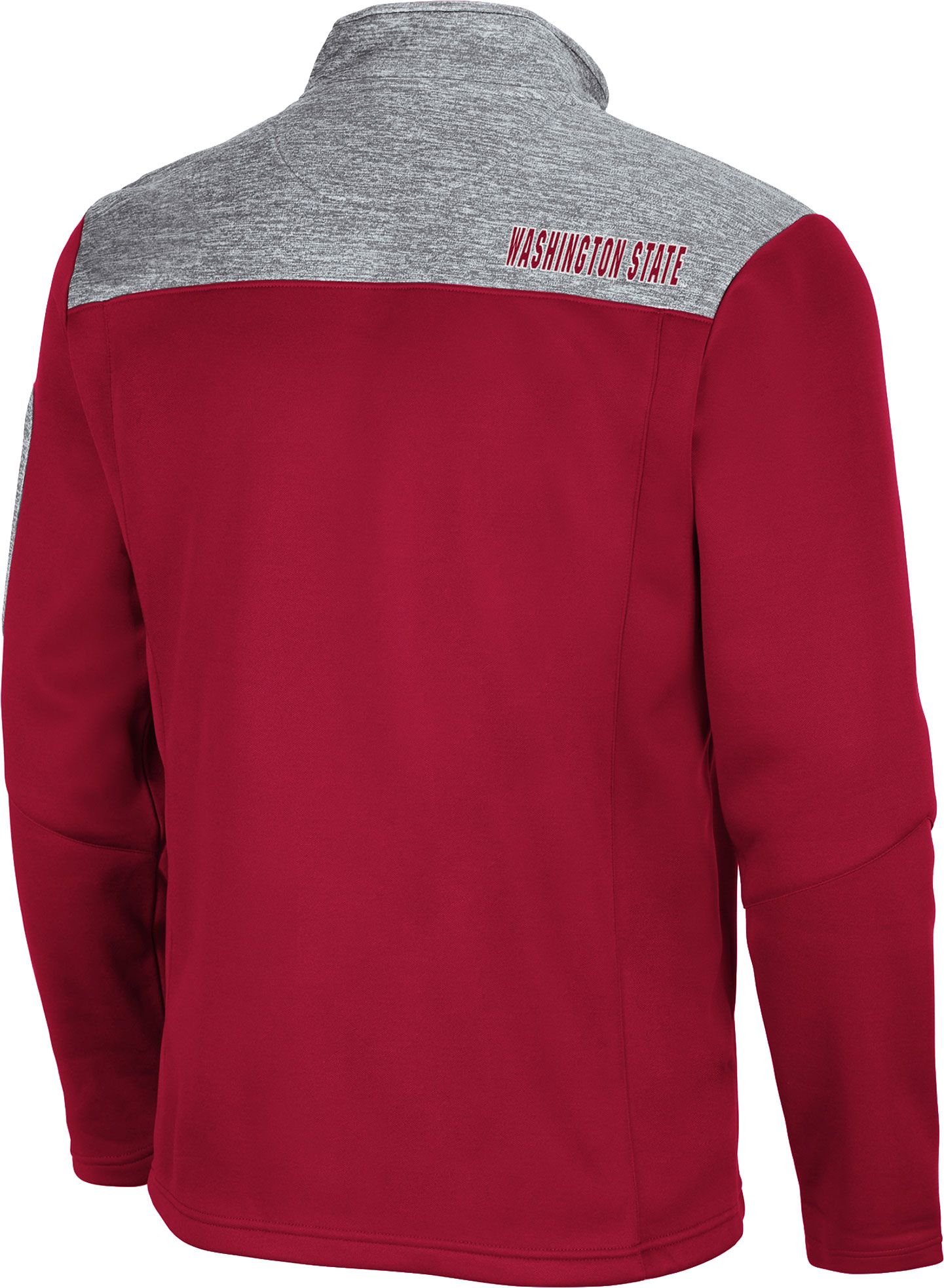 Colosseum Men's Washington State Cougars Crimson Third Wheel Full-Zip Jacket product image