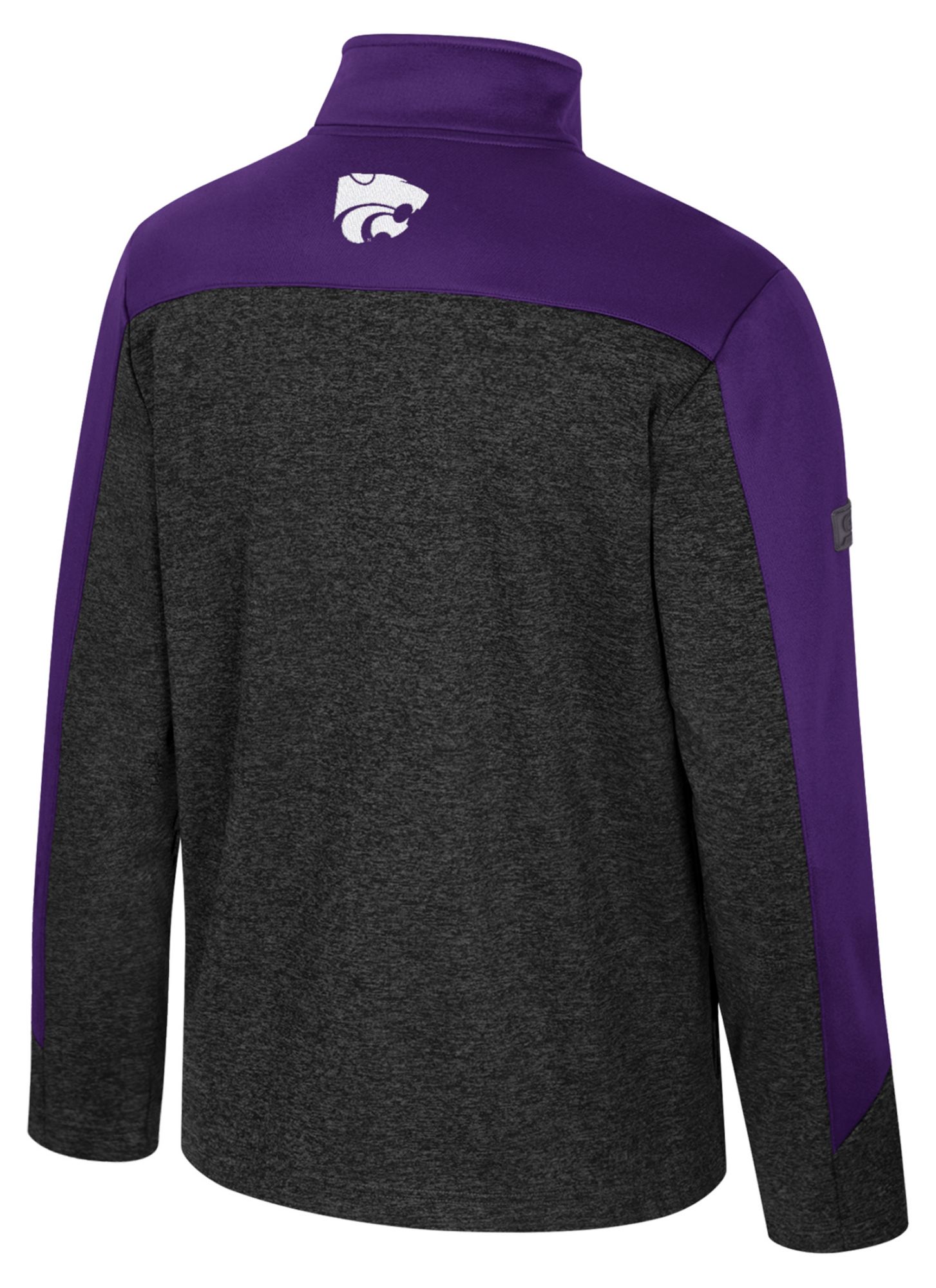 Colosseum Men's Kansas State Wildcats Black Full-Zip New Dad Jacket product image