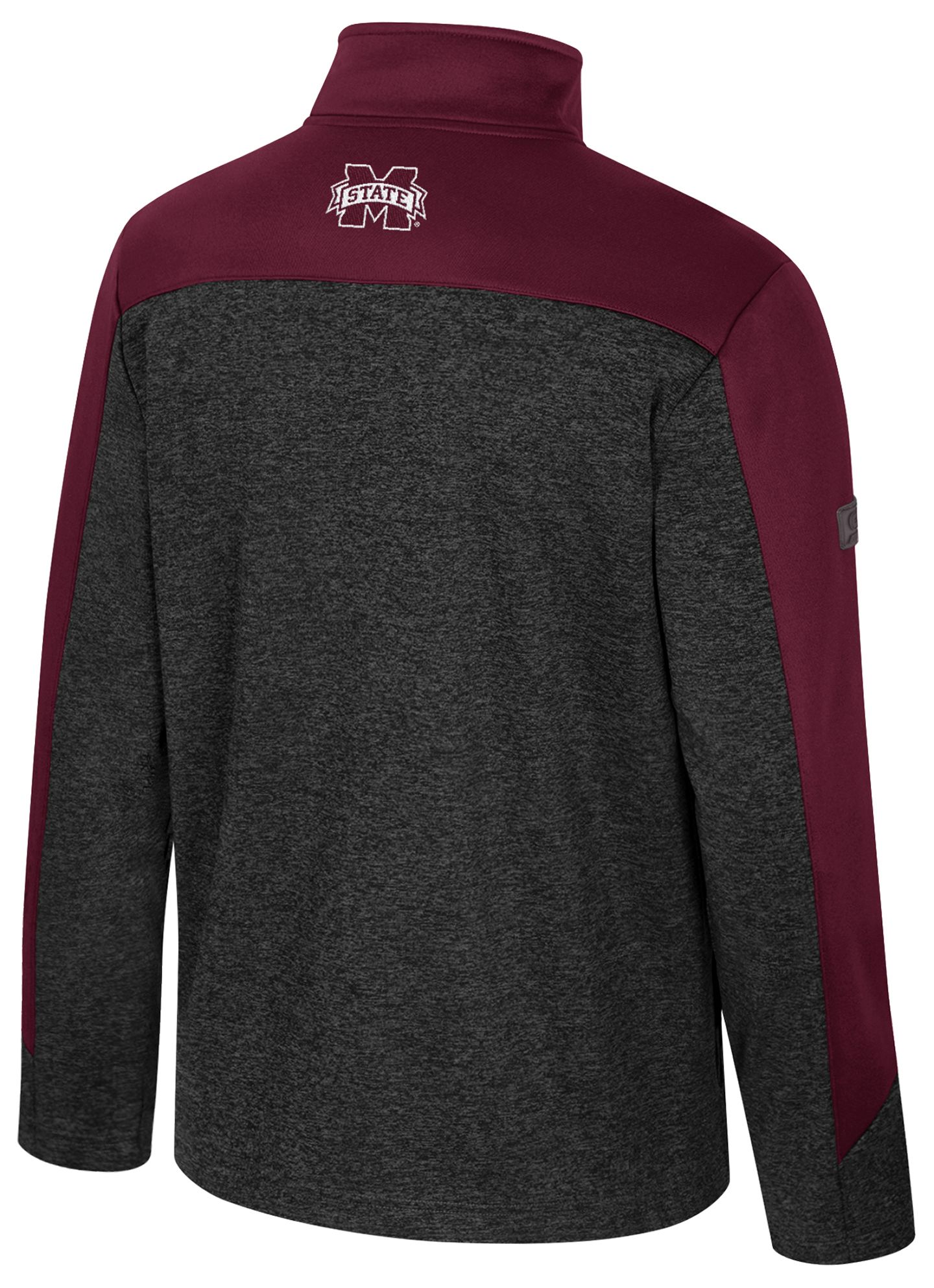 Colosseum Men's Mississippi State Bulldogs Black Full-Zip New Dad Jacket product image