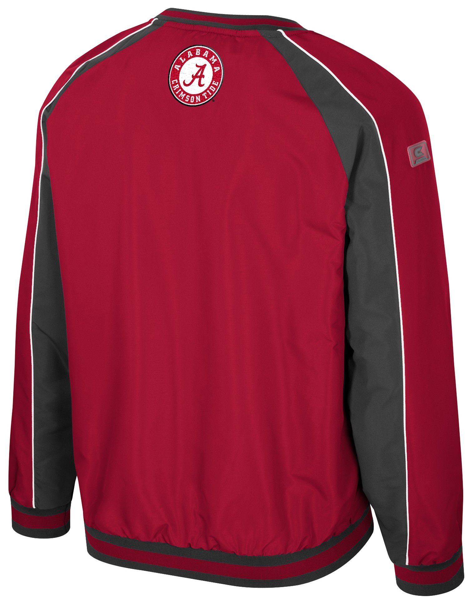 Colosseum Men's Alabama Crimson Tide Cardinal Goes America Coach Pullover Jacket product image