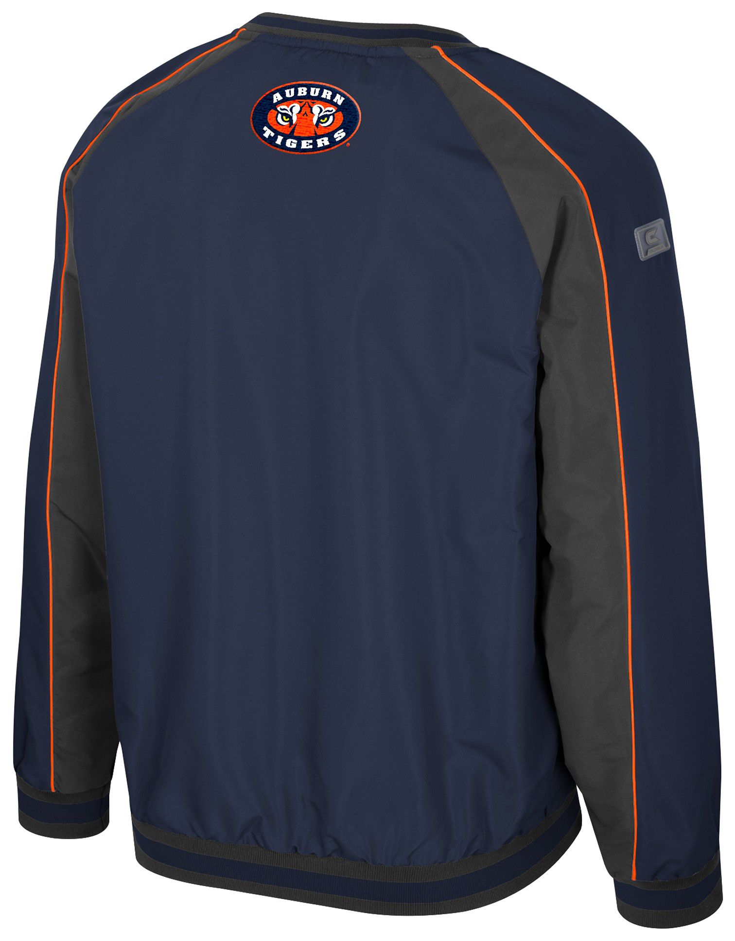 Colosseum Men's Auburn Tigers Navy Goes America Coach Pullover Jacket product image