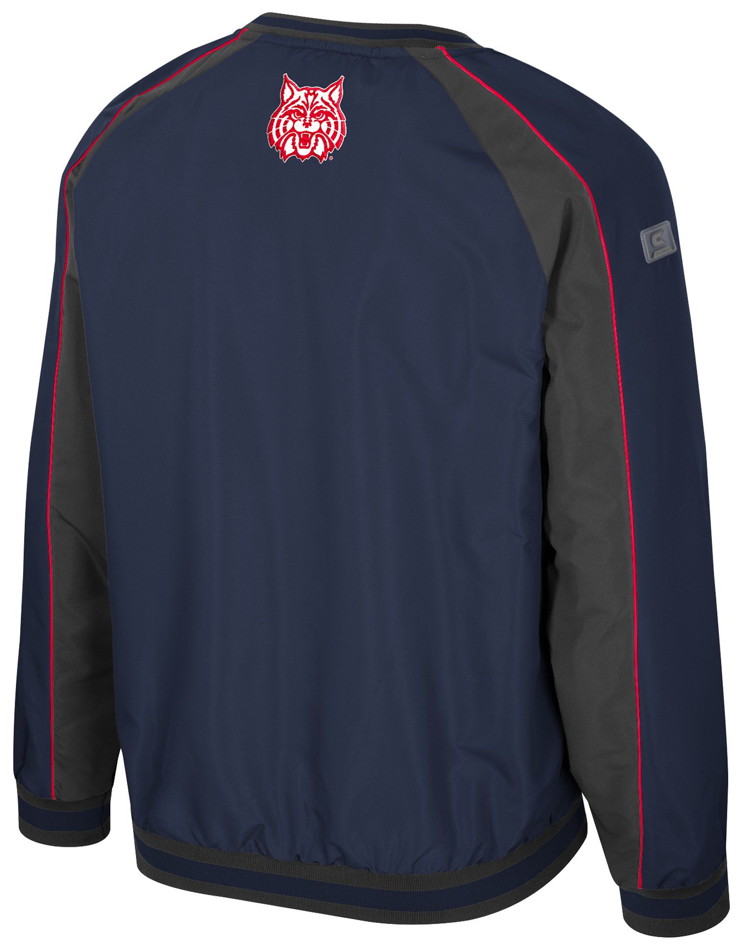 Colosseum Men's Arizona Wildcats Navy Goes America Coach Pullover Jacket product image