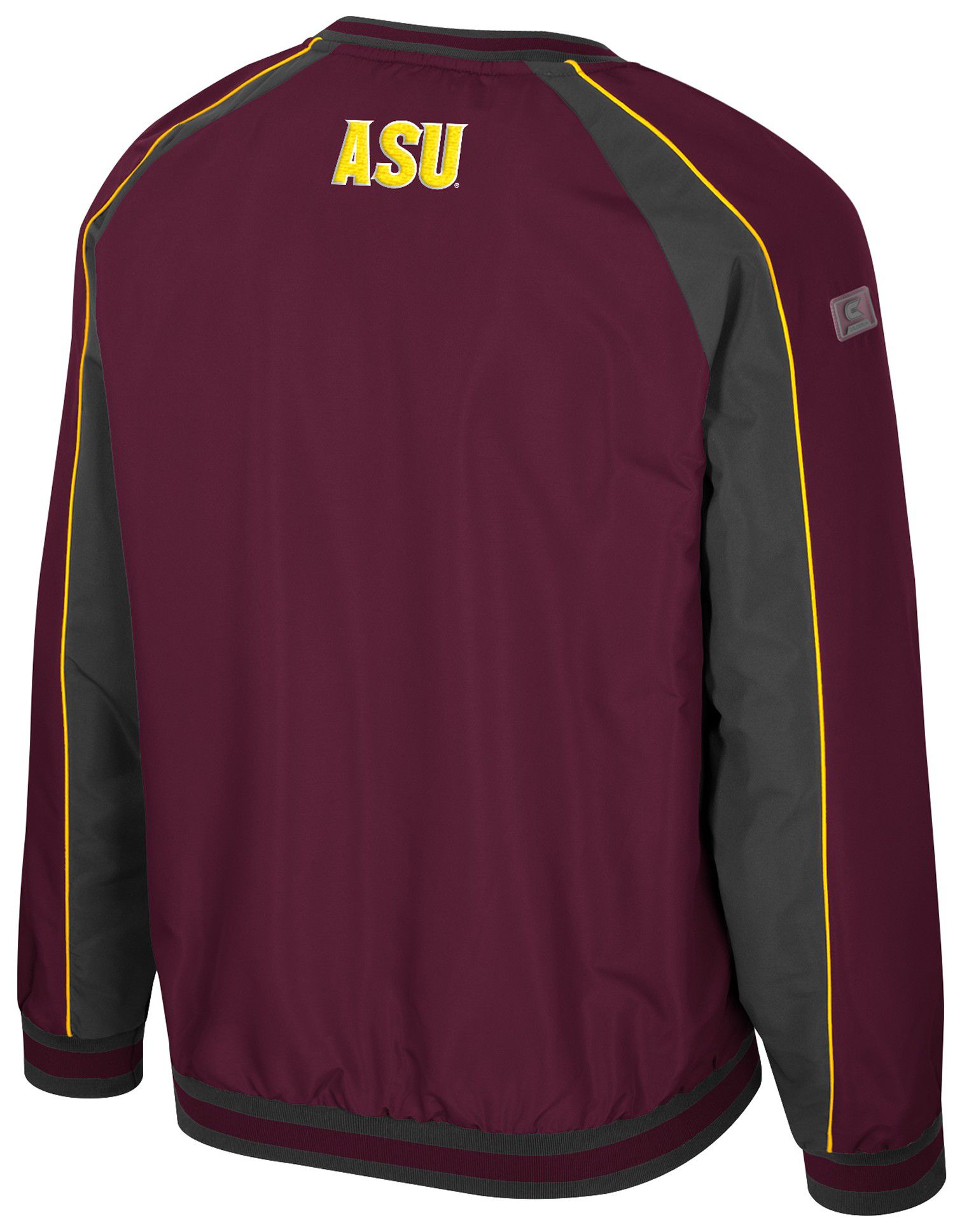 Colosseum Men's Arizona State Sun Devils Maroon Goes America Coach Pullover Jacket product image