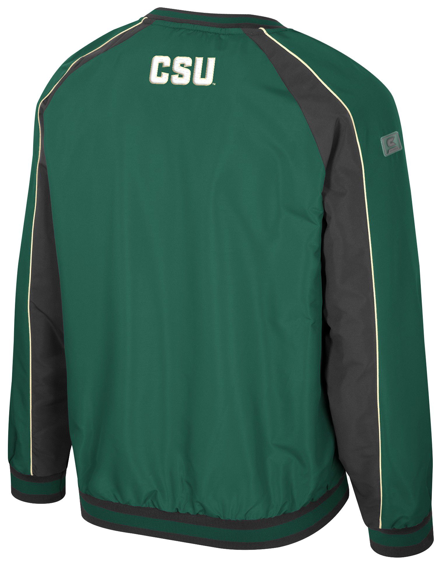Colosseum Men's Colorado State Rams Green Goes America Coach Pullover Jacket product image