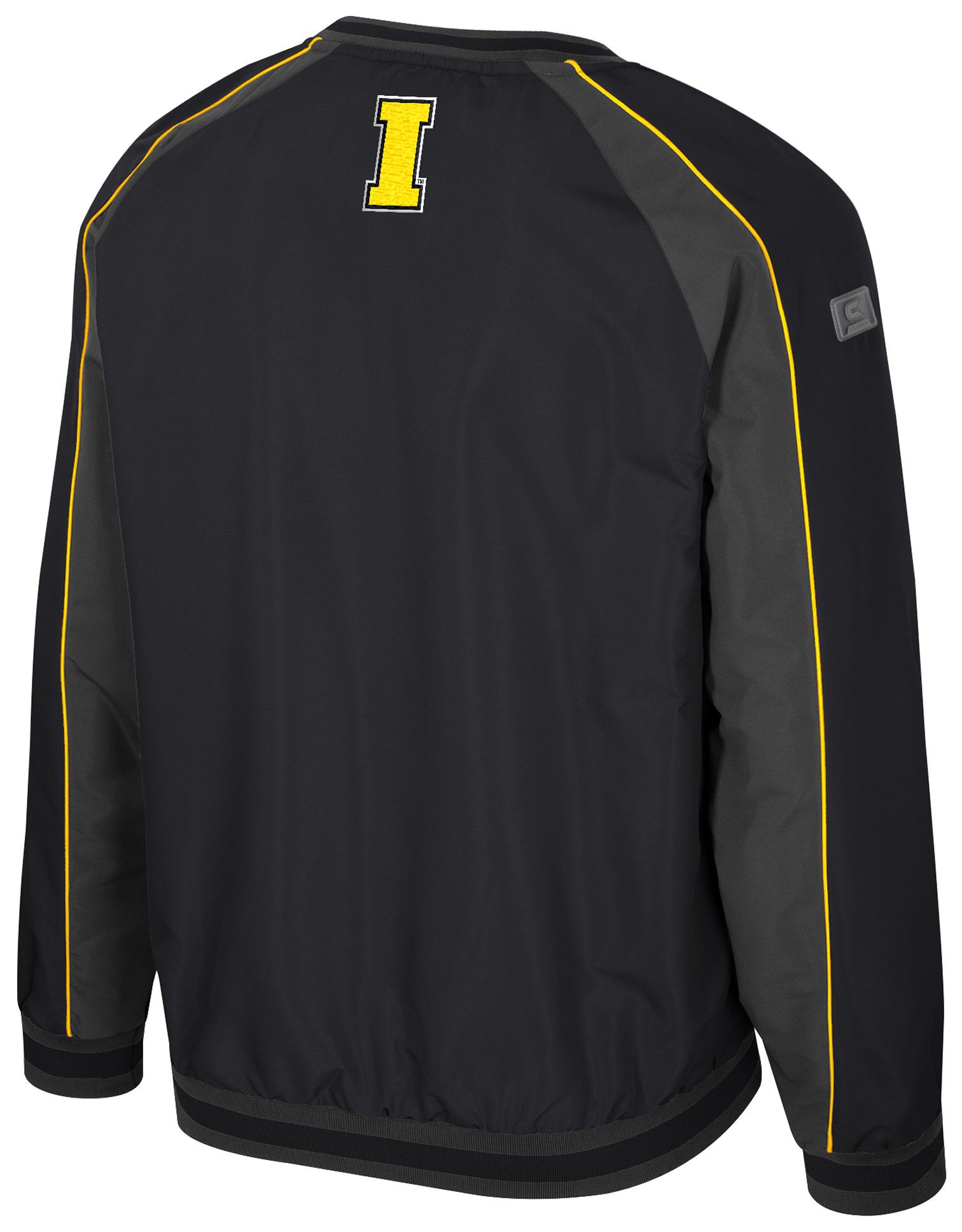 Colosseum Men's Iowa Hawkeyes Black Goes America Coach Pullover Jacket product image