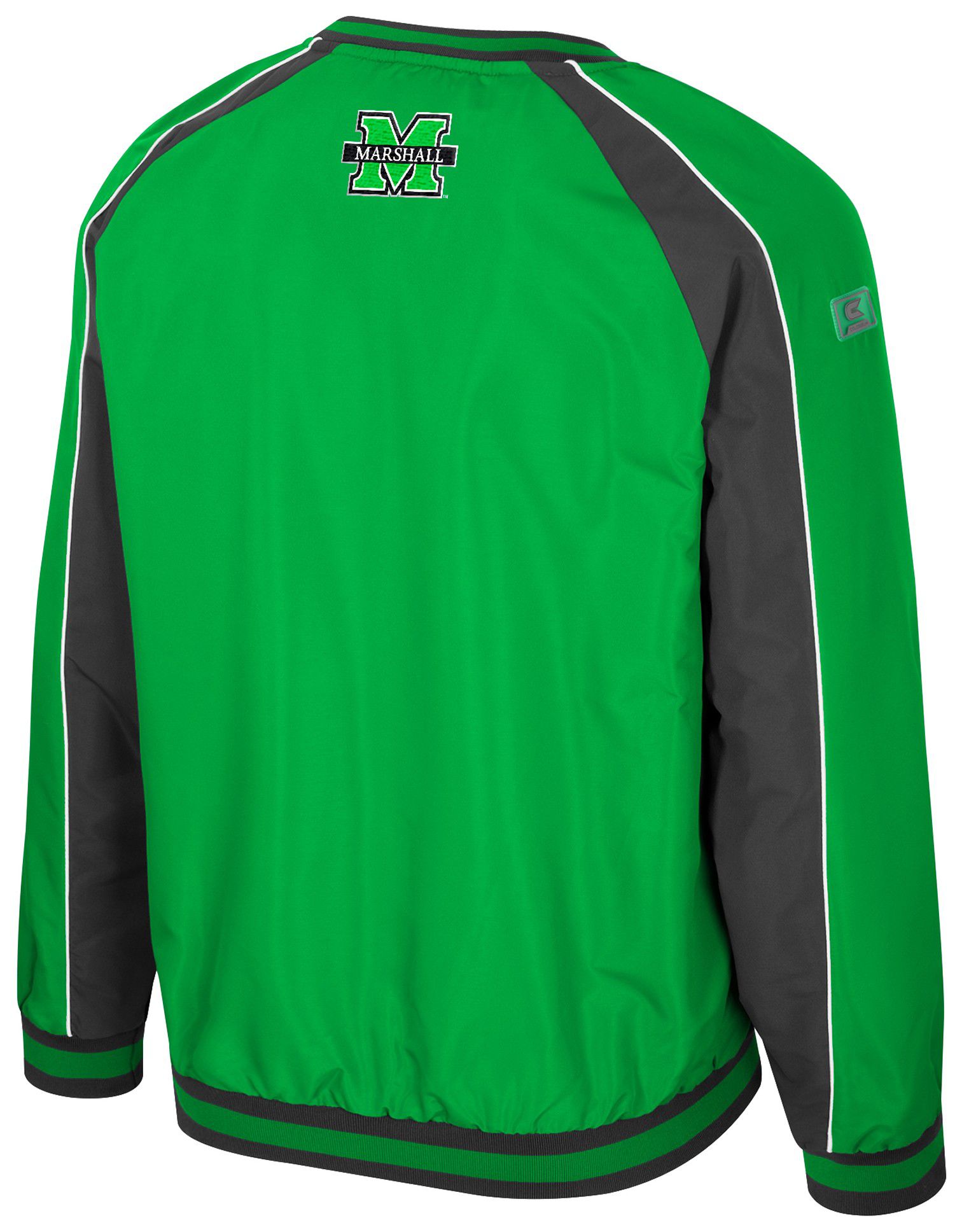 Colosseum Men's Marshall Thundering Herd Kelly Green Goes America Coach Pullover Jacket product image