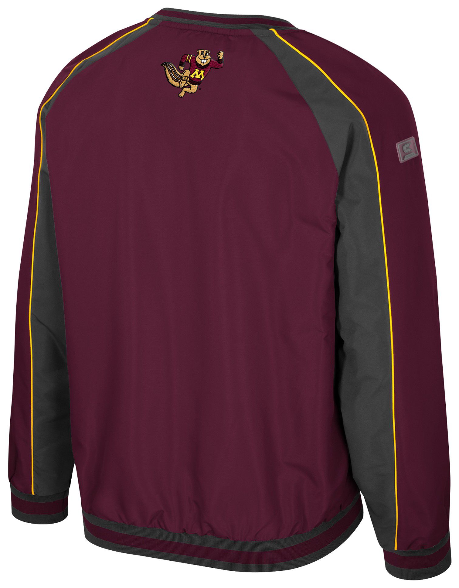 Colosseum Men's Minnesota Golden Gophers Maroon Goes America Coach Pullover Jacket product image