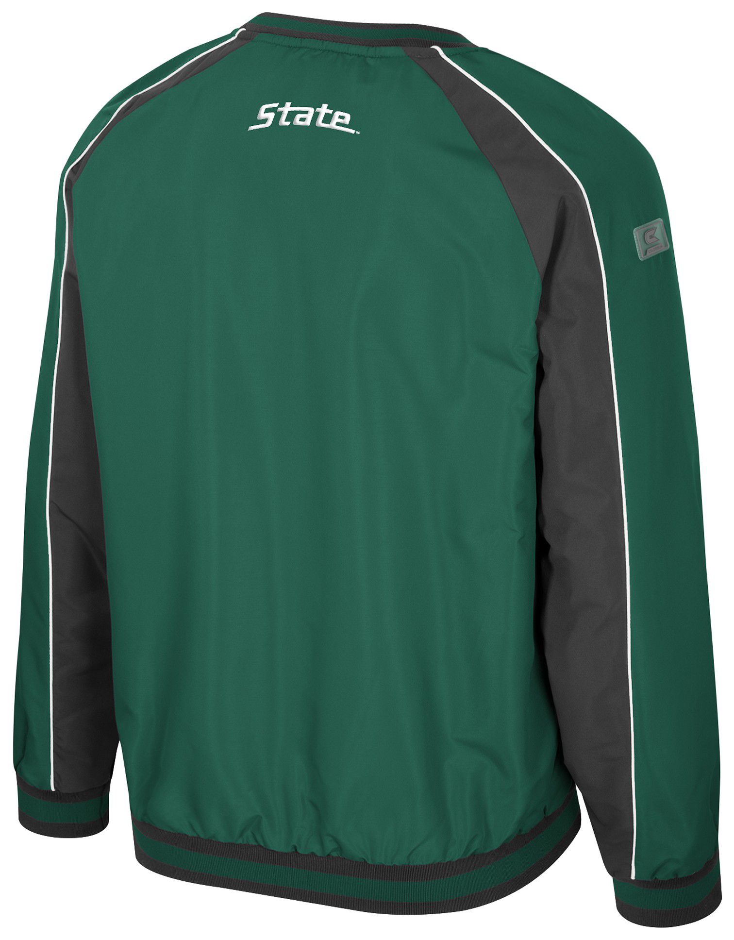 Colosseum Men's Michigan State Spartans Green Goes America Coach Pullover Jacket product image