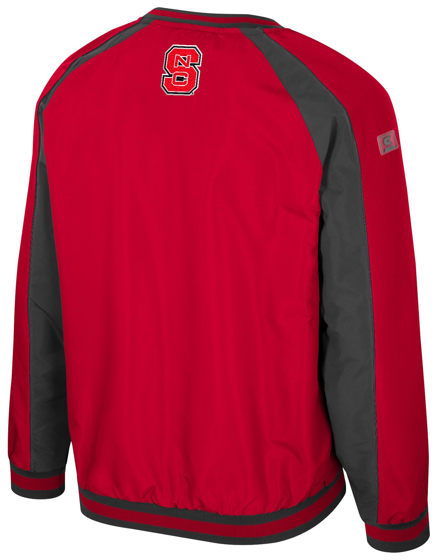 Colosseum Men's NC State Wolfpack Red Goes America Coach Pullover Jacket product image