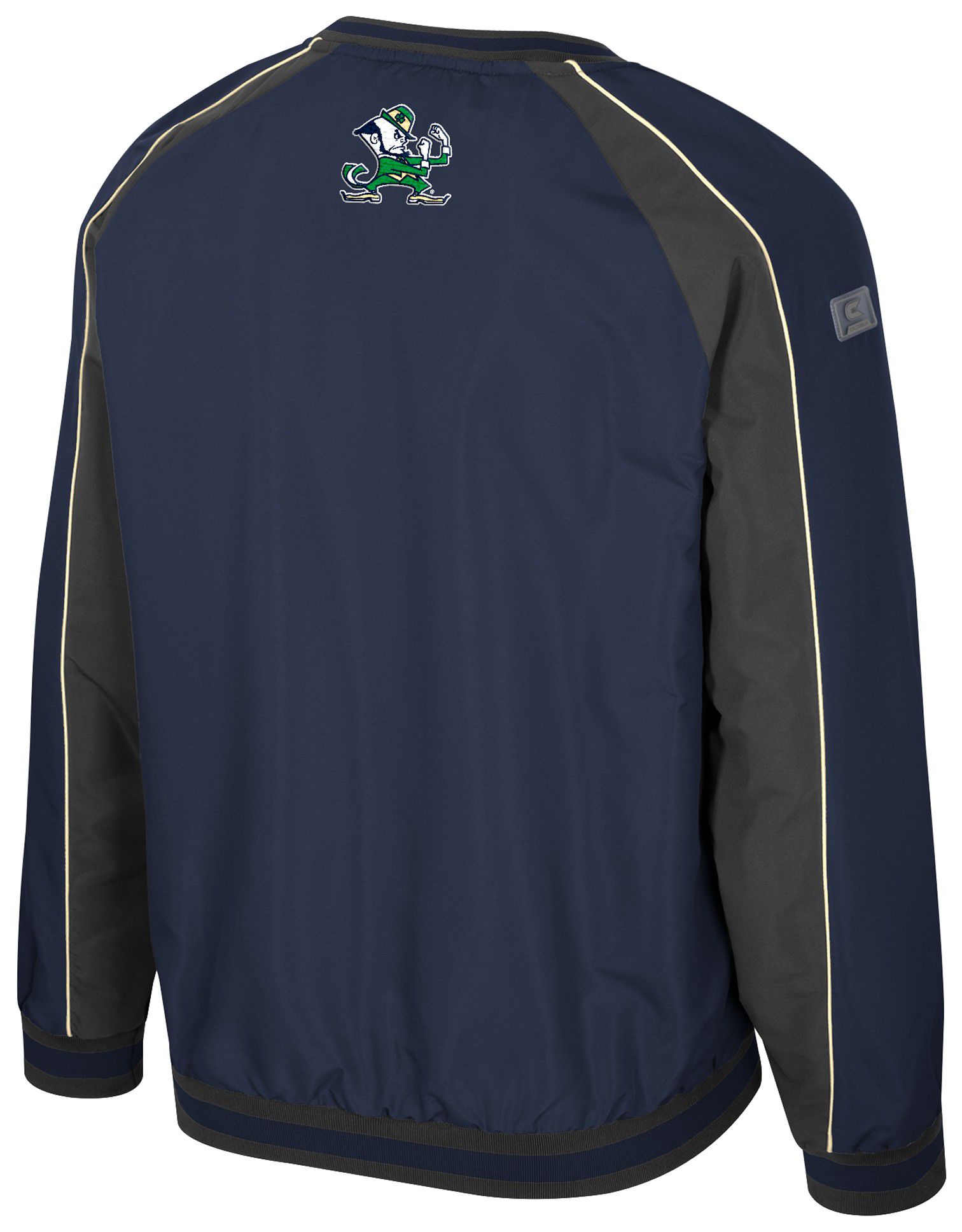Colosseum Men's Notre Dame Fighting Irish Navy Goes America Coach Pullover Jacket product image