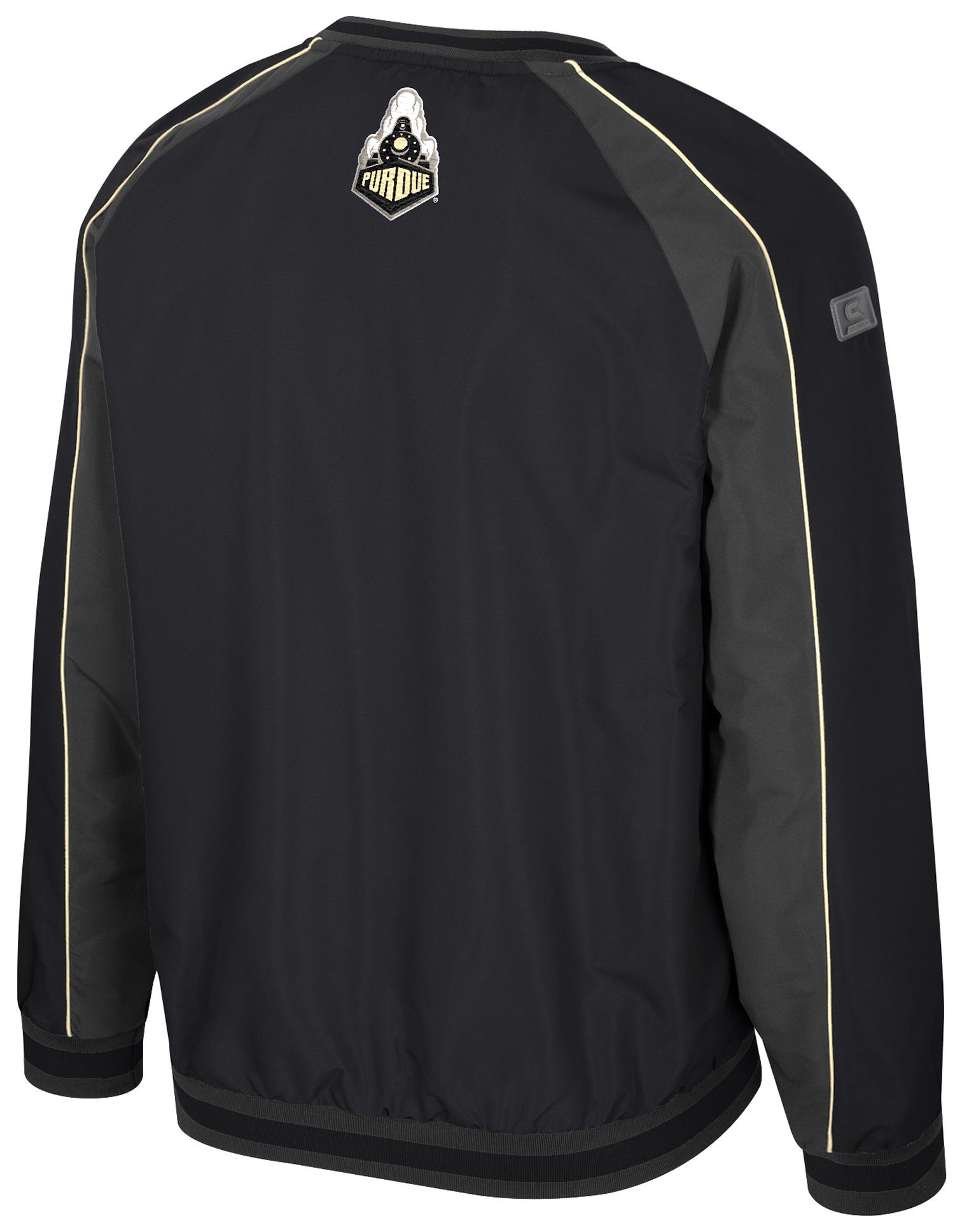 Colosseum Men's Purdue Boilermakers Black Goes America Coach Pullover Jacket product image