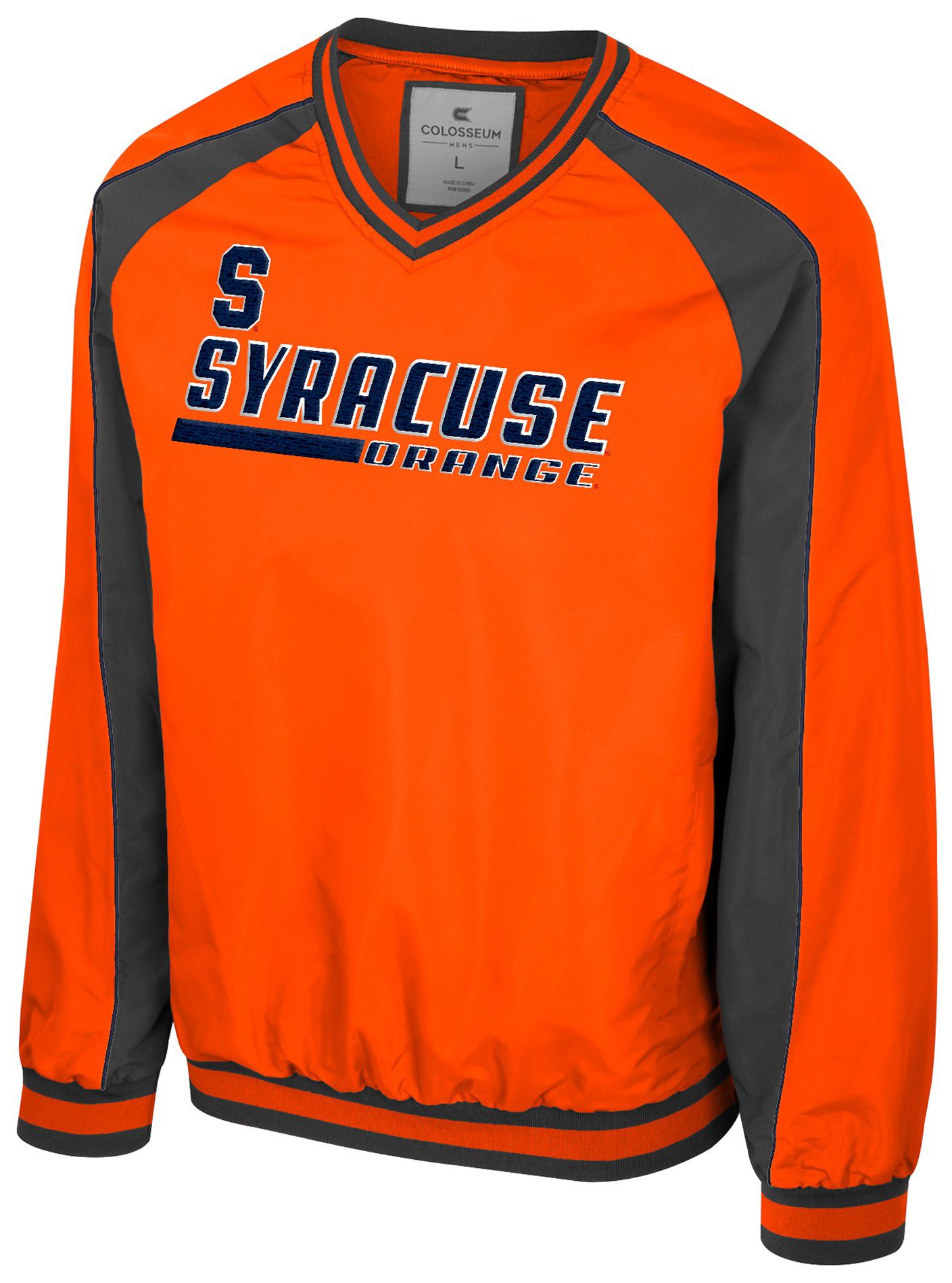 Colosseum Men's Syracuse Orange Orange Goes America Coach Pullover Jacket product image