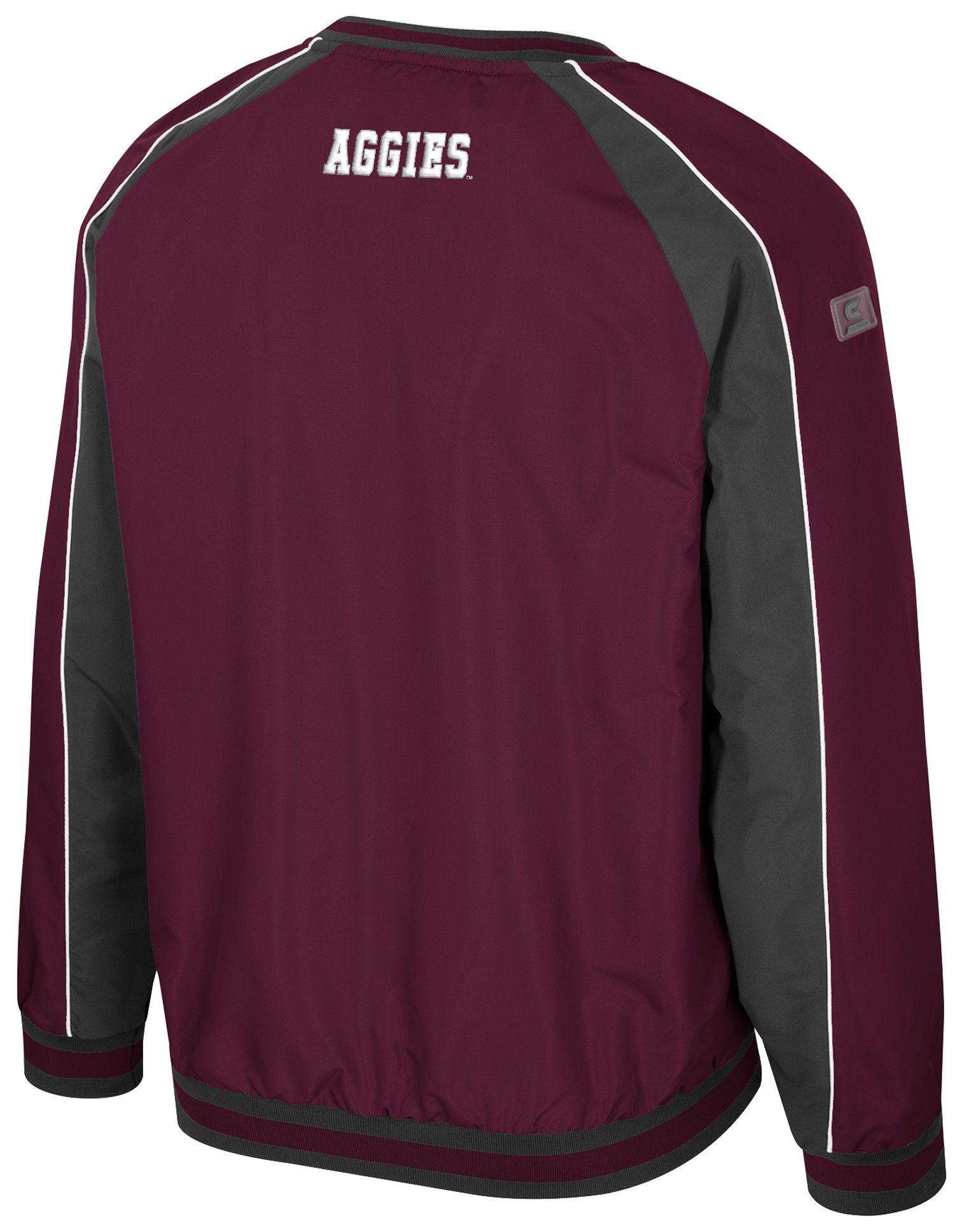 Colosseum Men's Texas A&M Aggies Maroon Goes America Coach Pullover Jacket product image