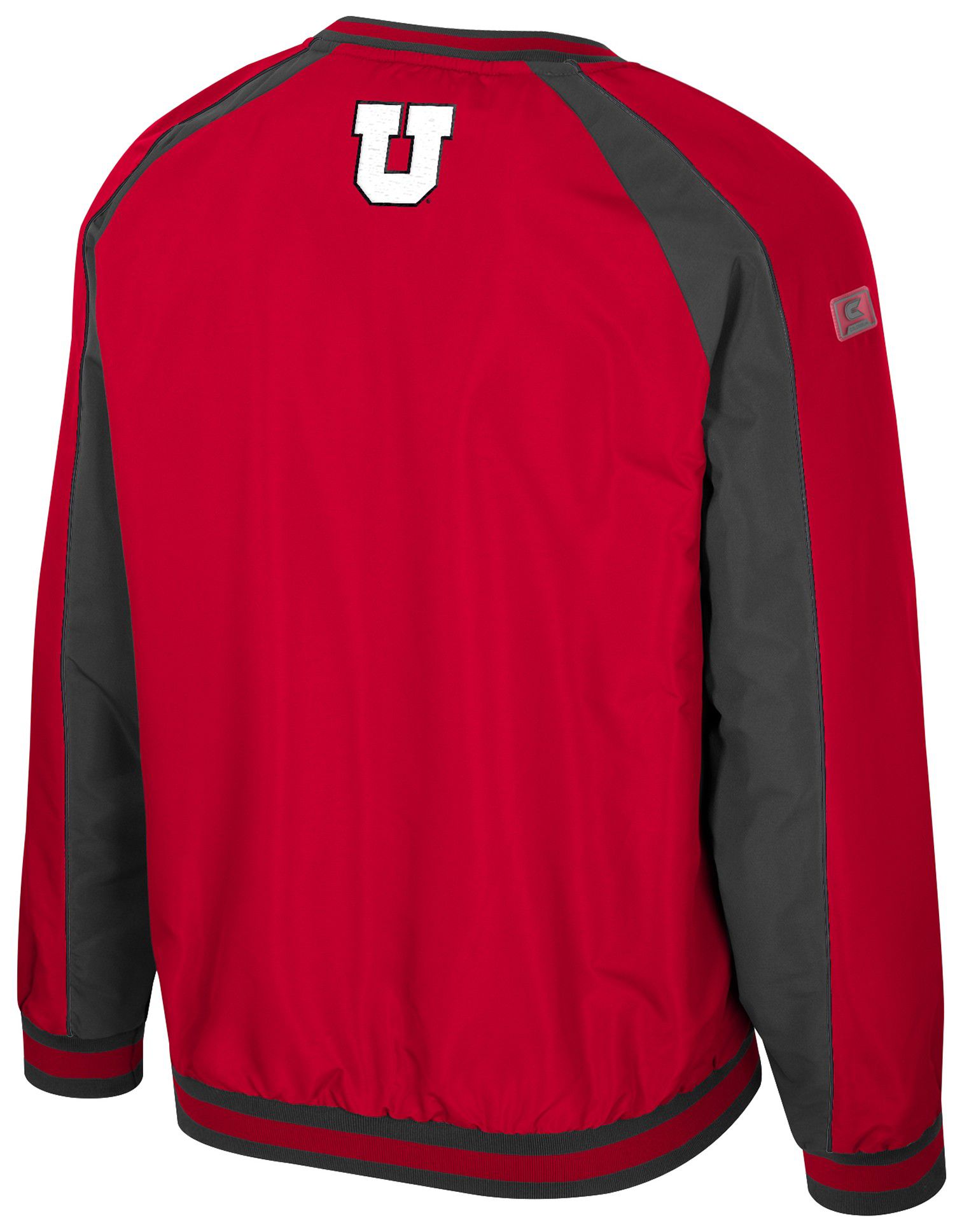 Colosseum Men's Utah Utes Red Goes America Coach Pullover Jacket product image