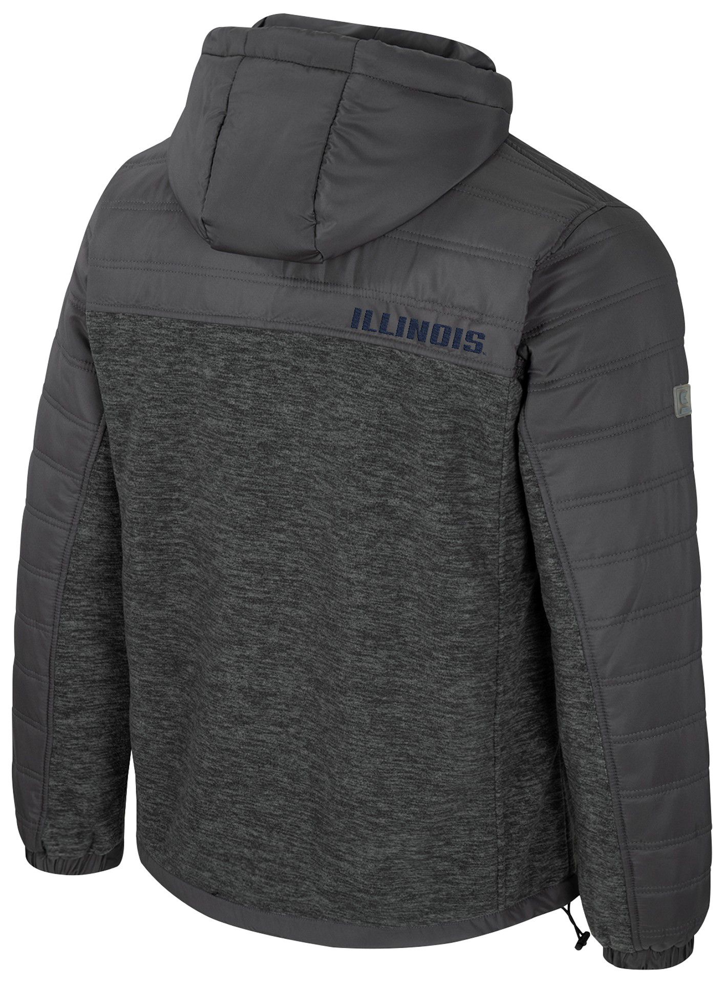 Colosseum Men's Illinois Fighting Illini Charcoal Nightman Full-Zip Jacket product image