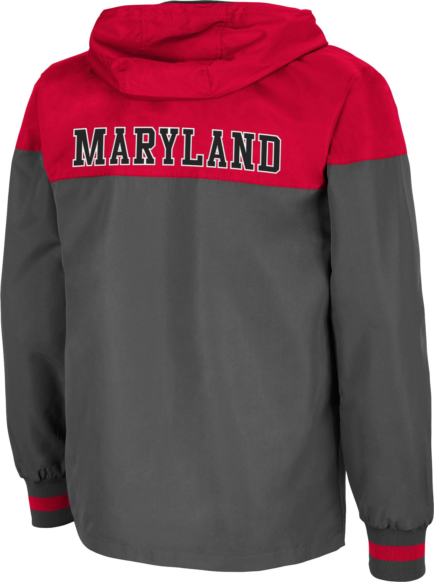 Colosseum Men's Maryland Terrapins Grey Game Night Full-Zip Jacket product image