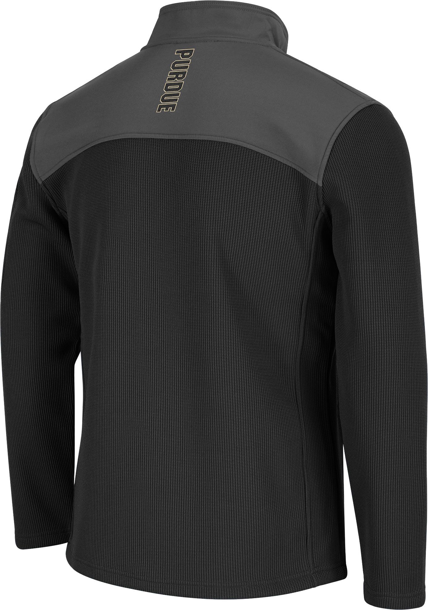 Colosseum Men's Purdue Boilermakers Black Lemon Law Quarter-Zip Pullover Jacket product image