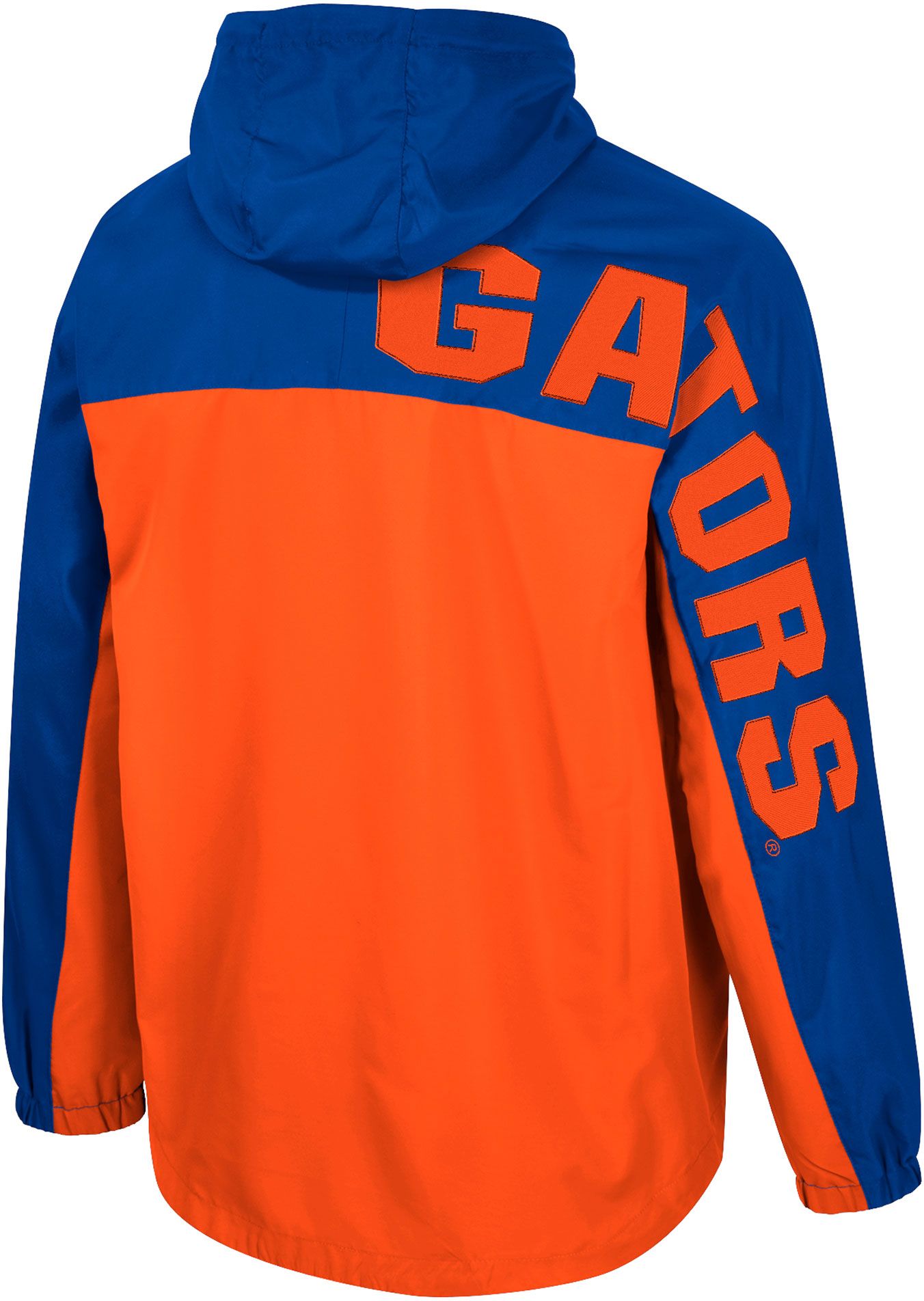 Colosseum Men's Florida Gators Blue 1/2 Zip Anorak Jacket