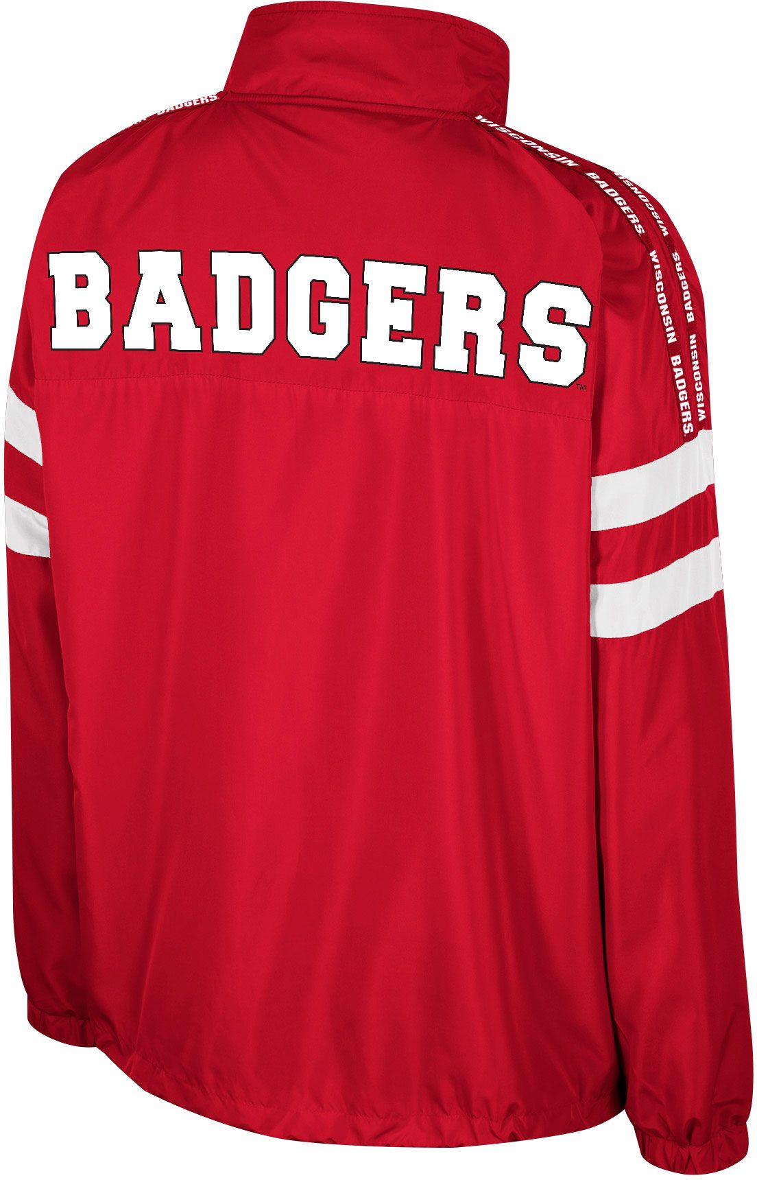 Colosseum Women's Wisconsin Badgers Red Make a Statement 1/4 Zip Pullover