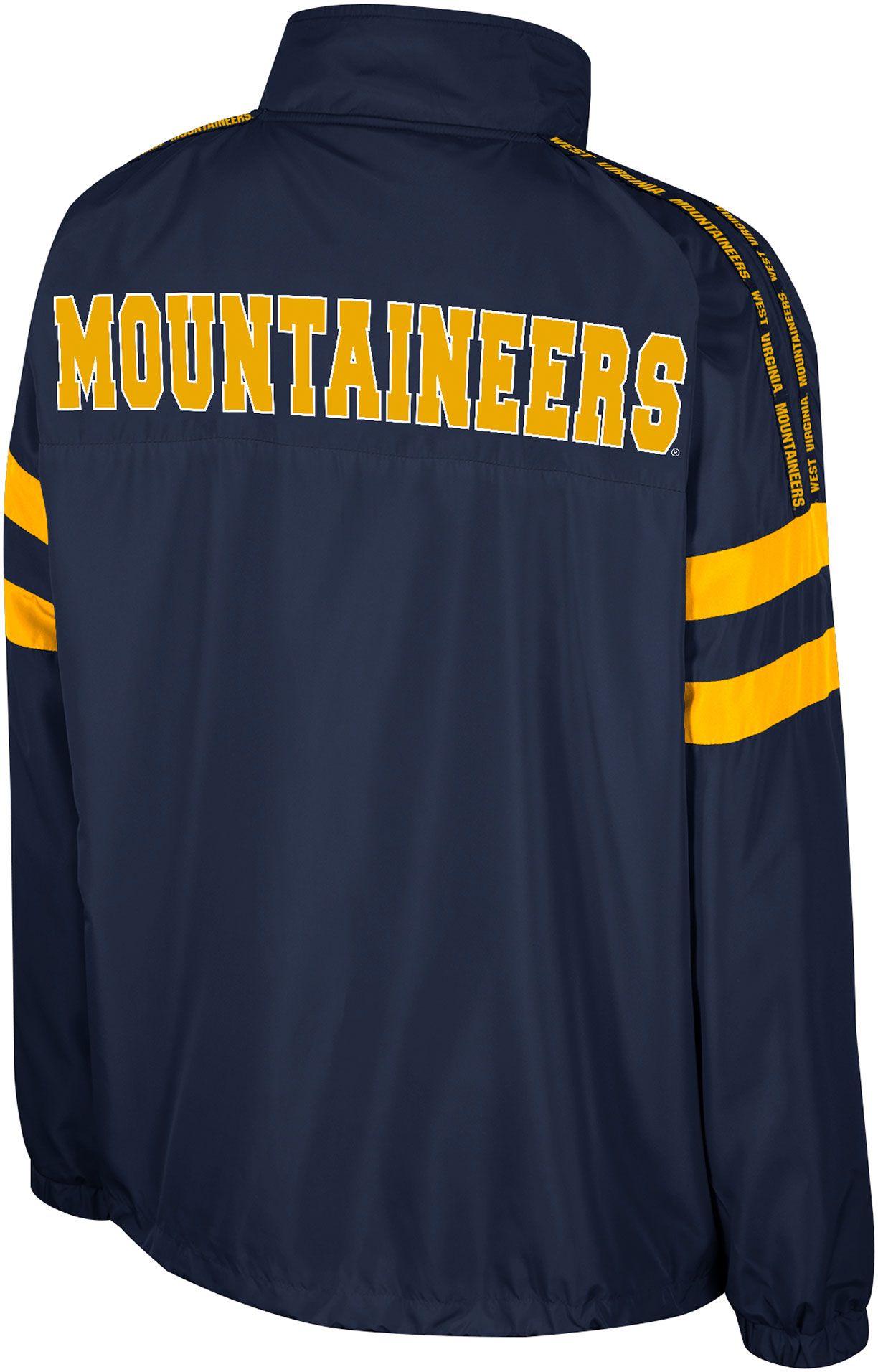 Colosseum Women's West Virginia Mountaineers Blue Make a Statement 1/4 Zip Pullover