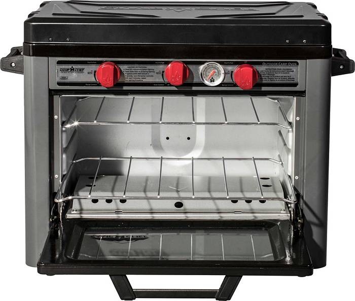 Camp Chef Outdoor Camp Oven, Dimensions with handles: 15 in. L x 25 in. W x  18 in. H