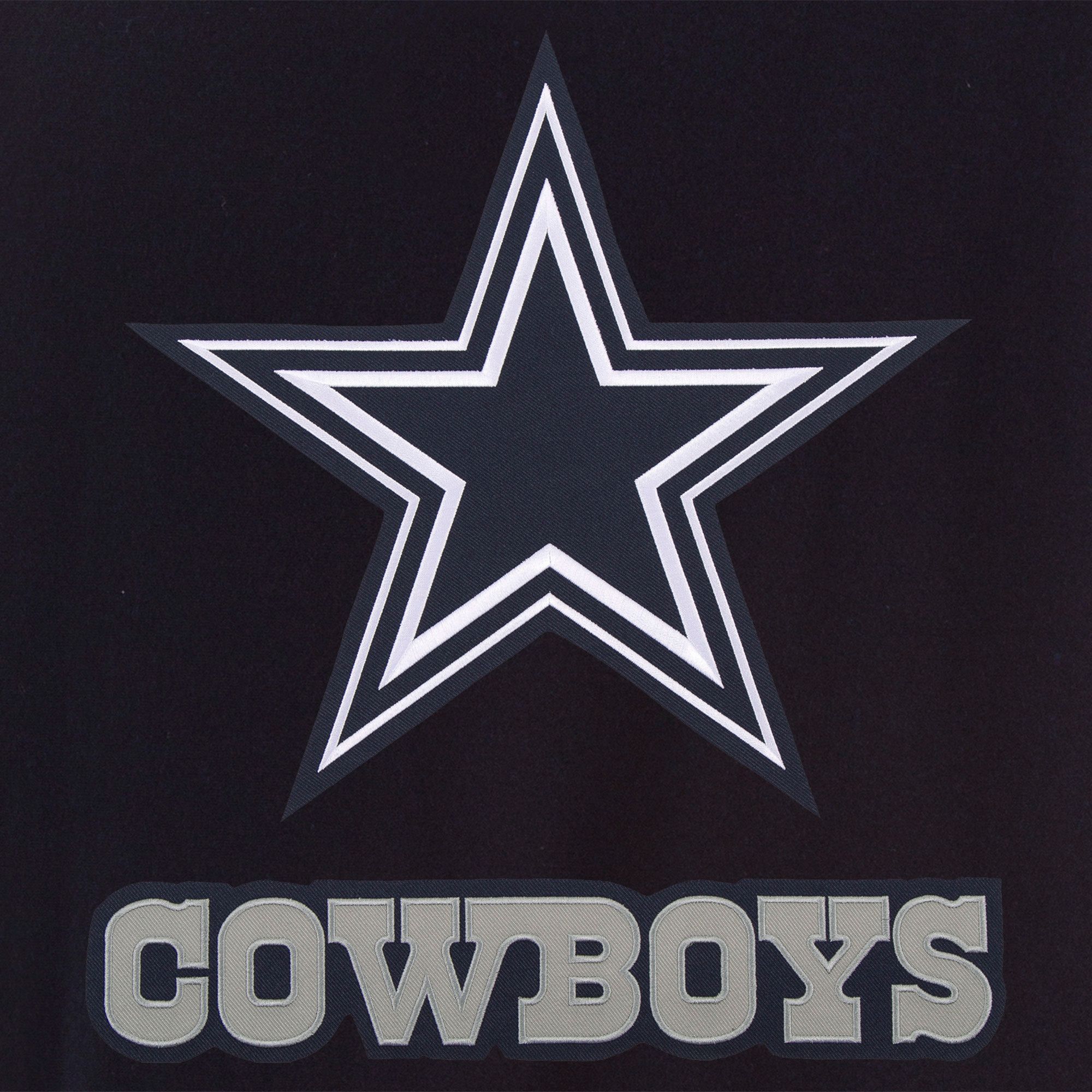 JH Design Dallas Cowboys Navy Reversible Wool Jacket product image