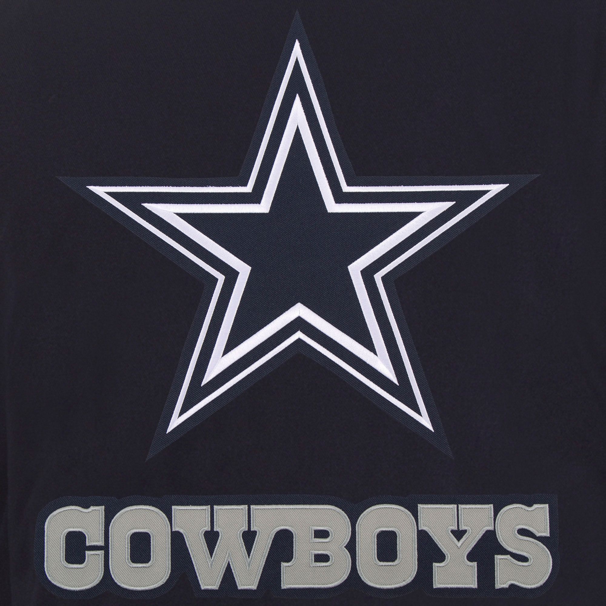 JH Design Dallas Cowboys Navy Polyester Twill Jacket product image