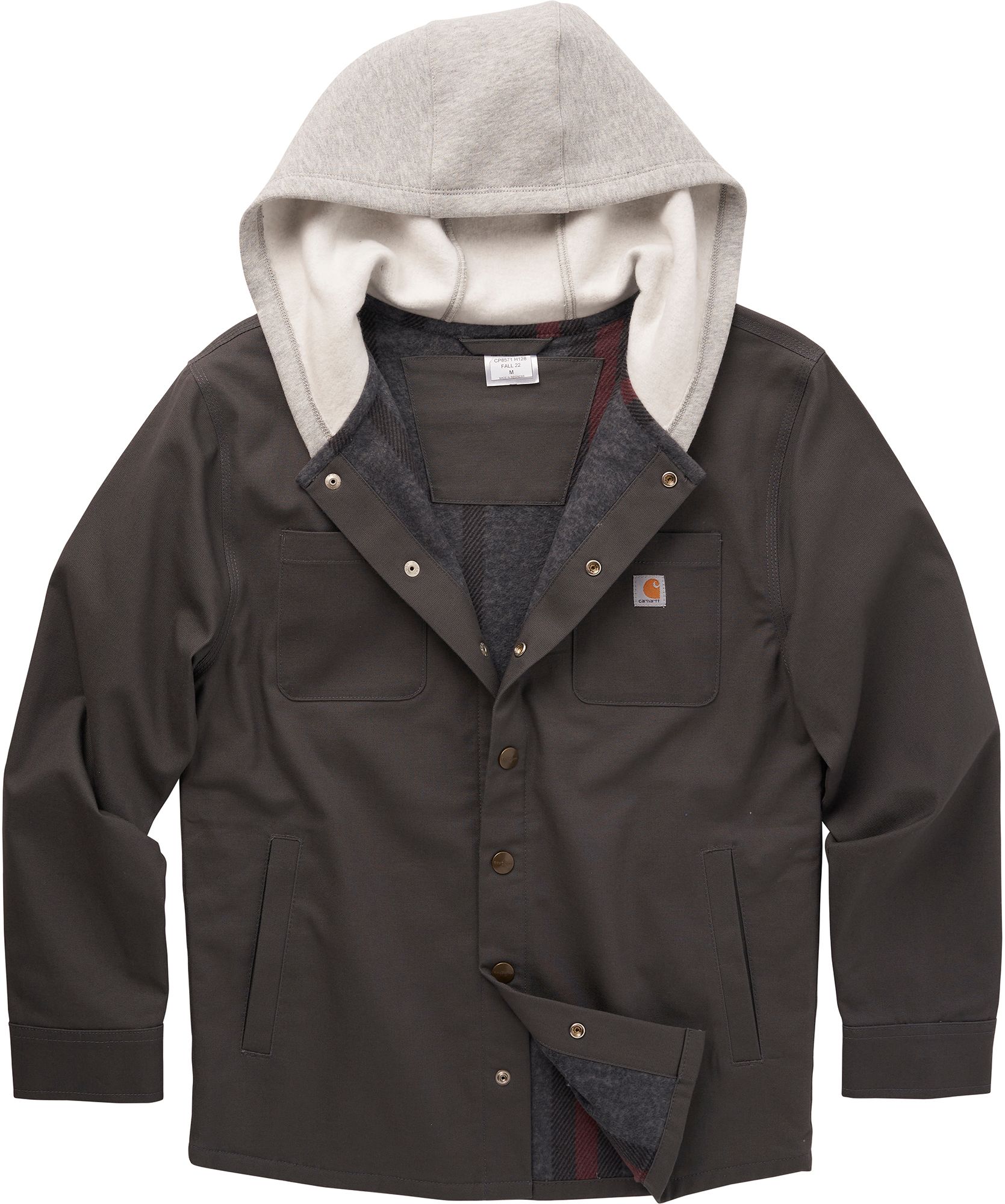 Carhartt Boys Canvas Fleece Lined Shirt JAcket product image