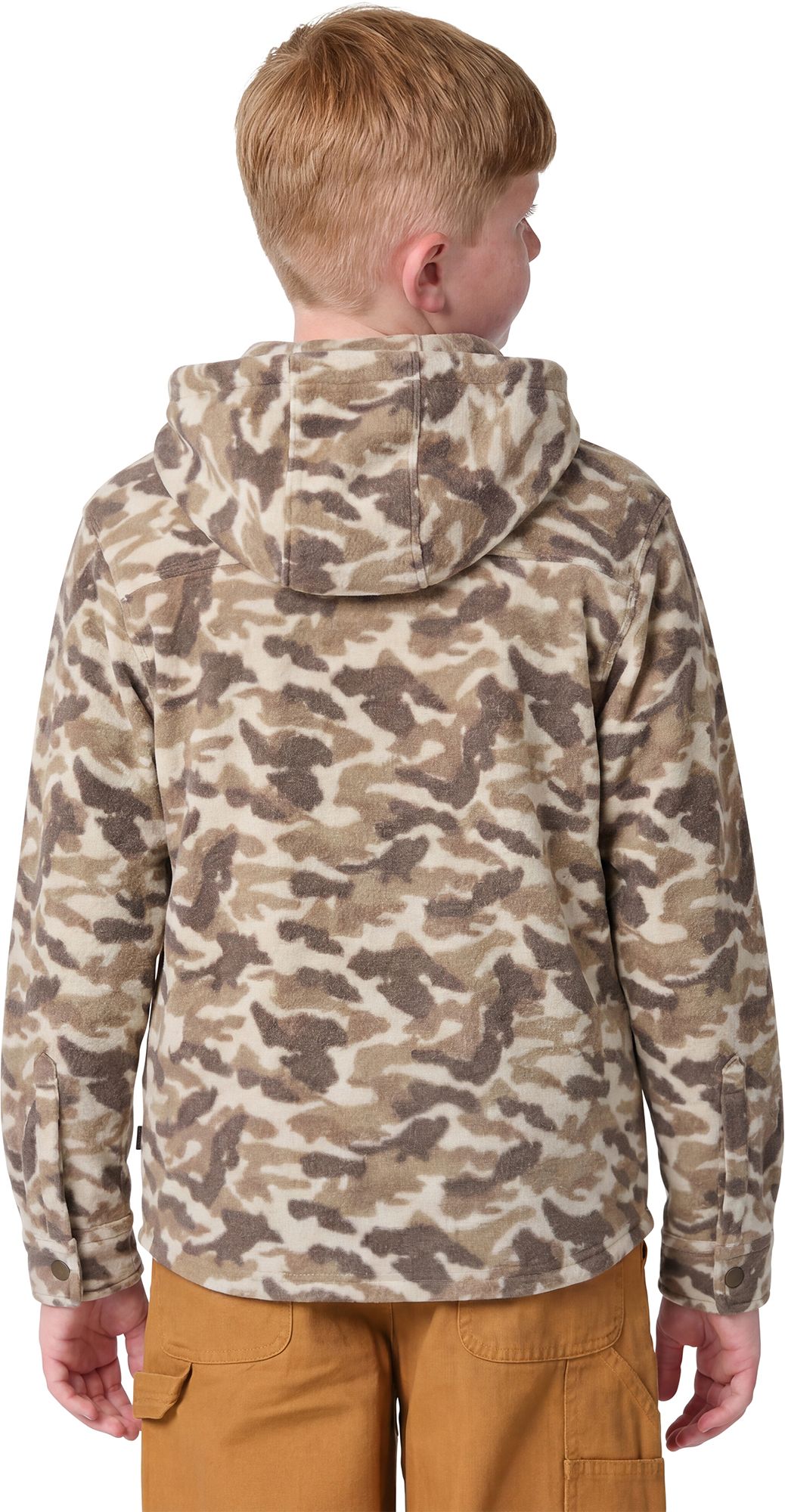 Carhartt Boys' Camo Fleece Hooded Shirt product image
