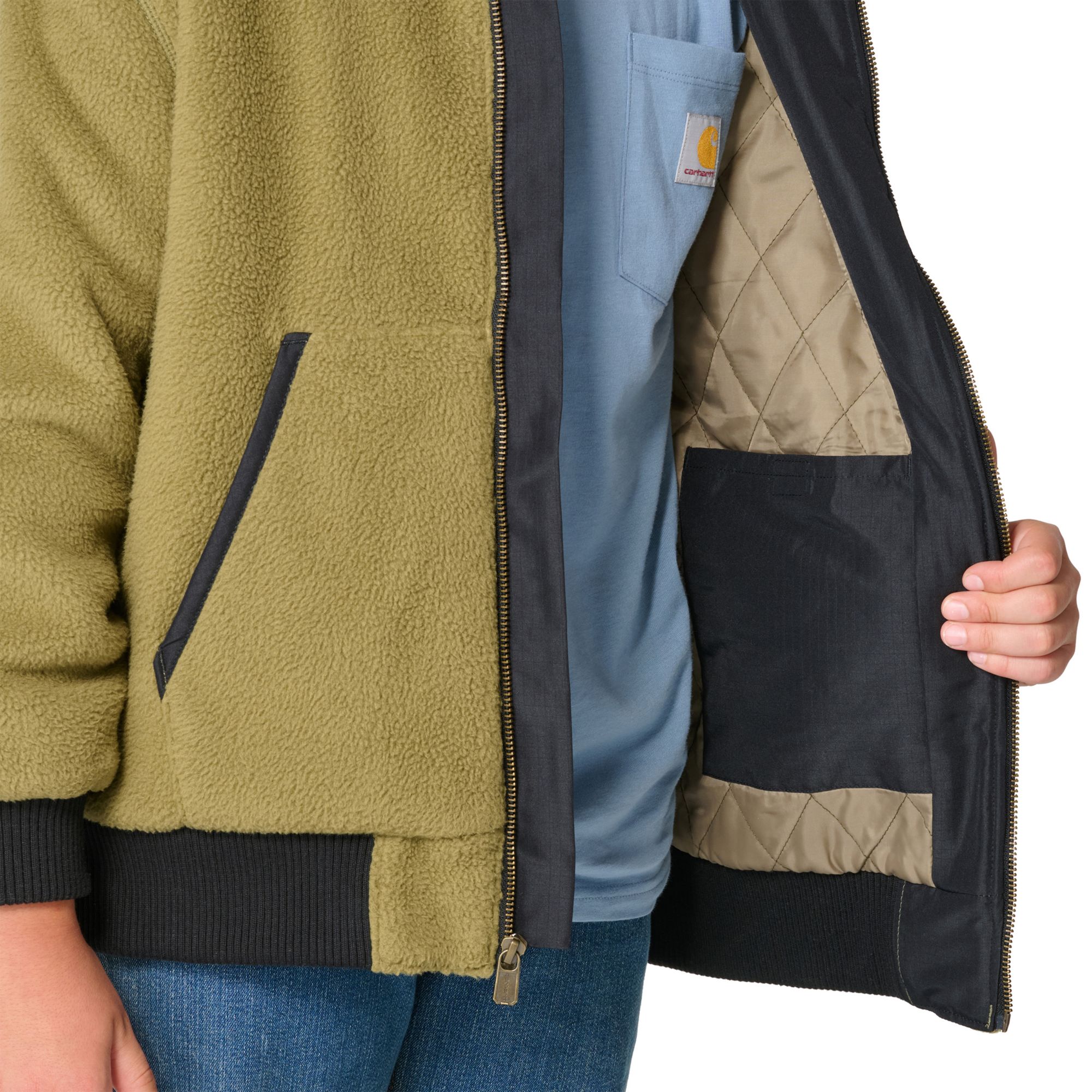 Carhartt Boys' Micro Fleece Active Jacket product image