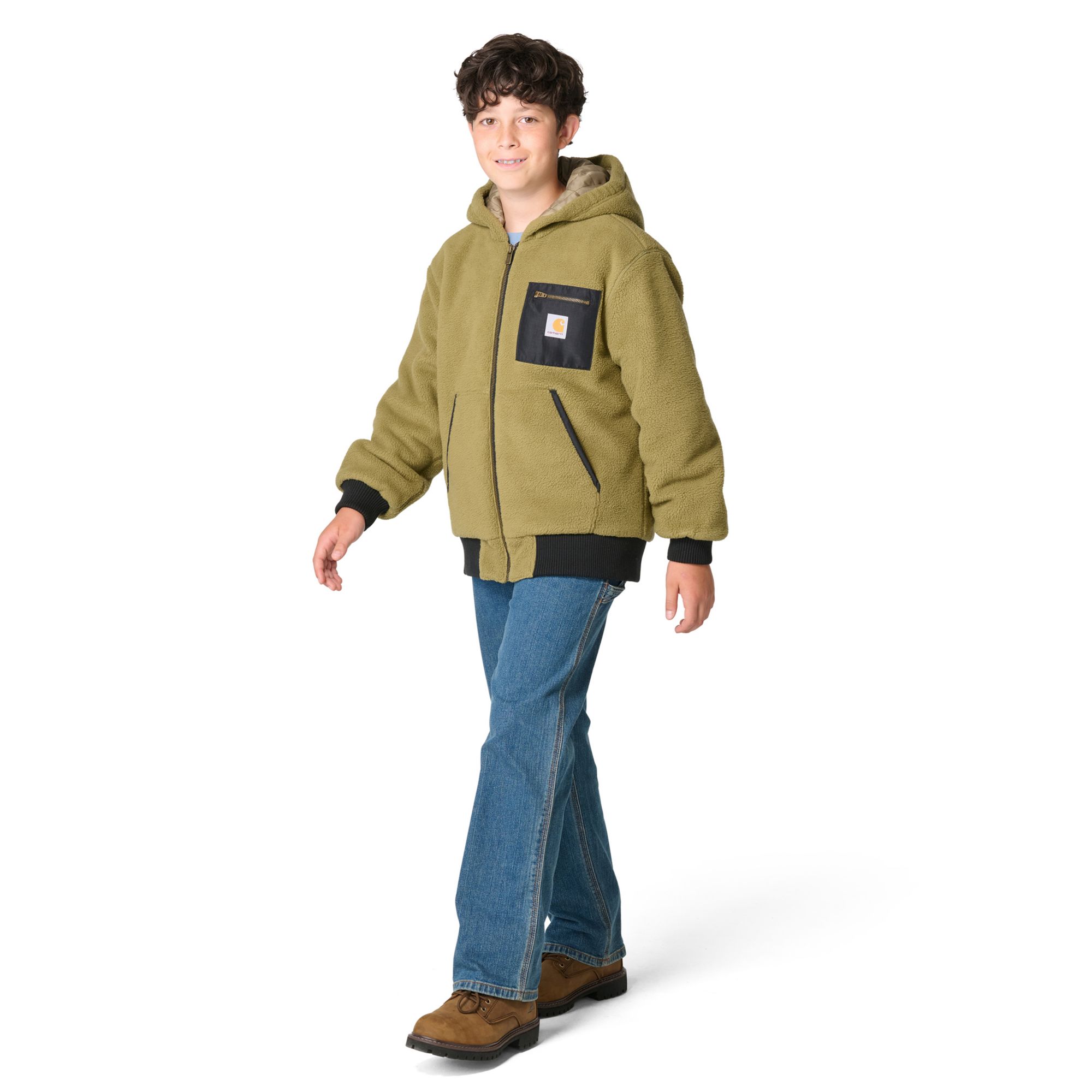 Carhartt Boys' Micro Fleece Active Jacket product image