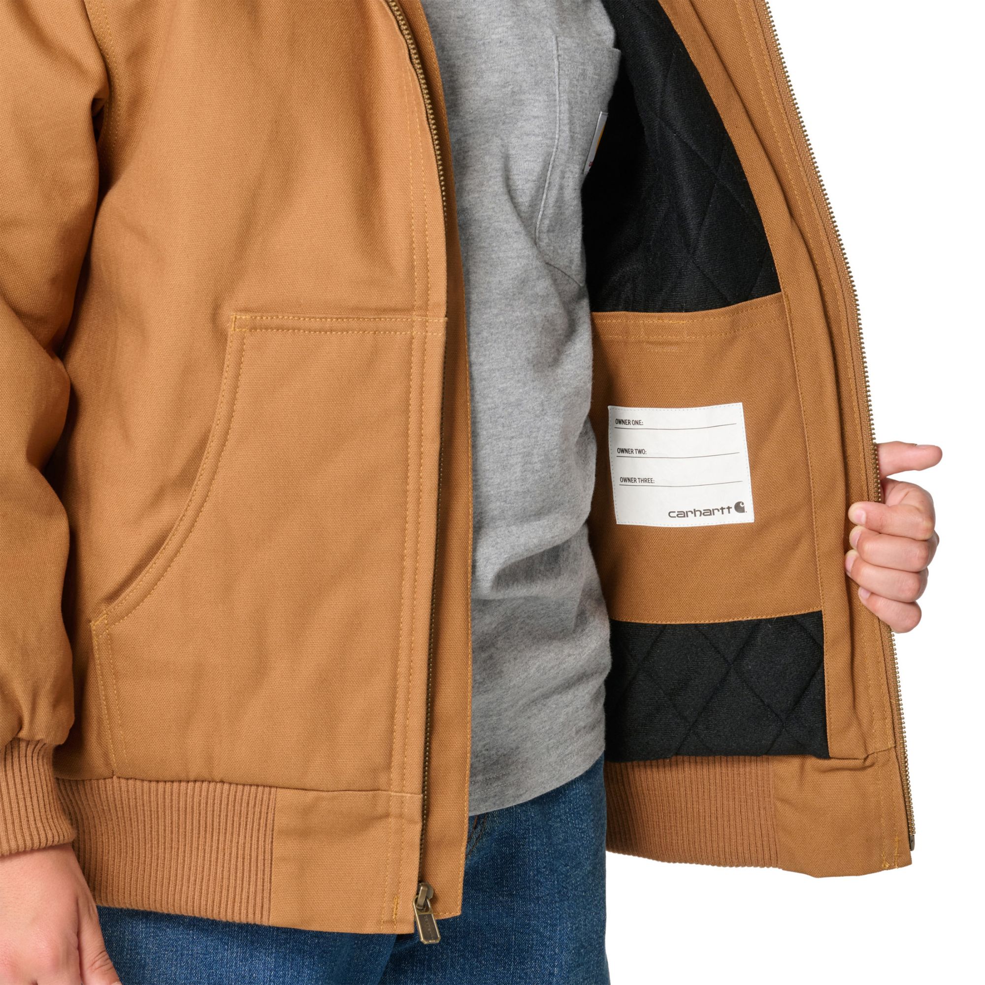 Carhartt Boys' Insulated Canvas Hooded Active Jacket product image
