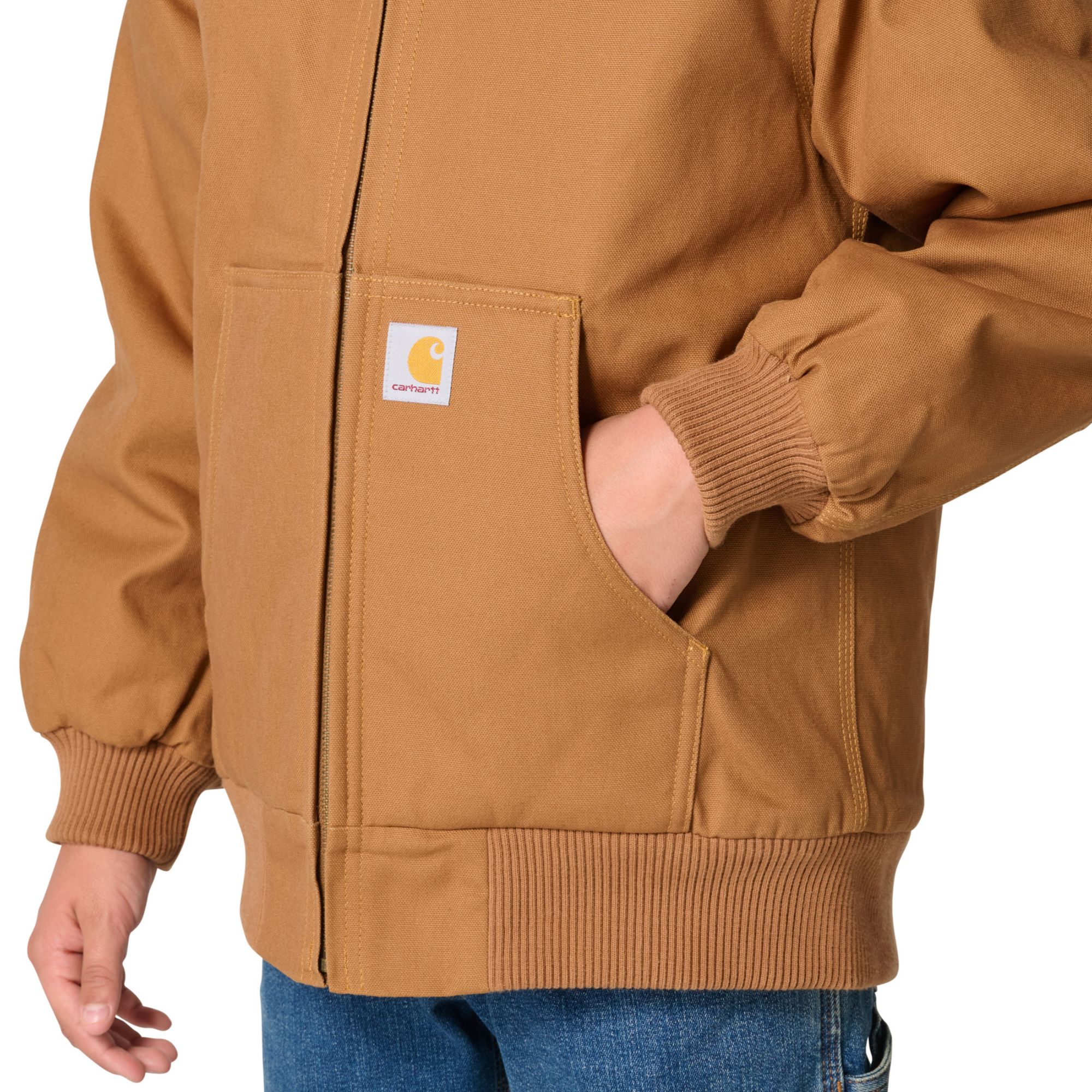 Carhartt Boys' Insulated Canvas Hooded Active Jacket product image