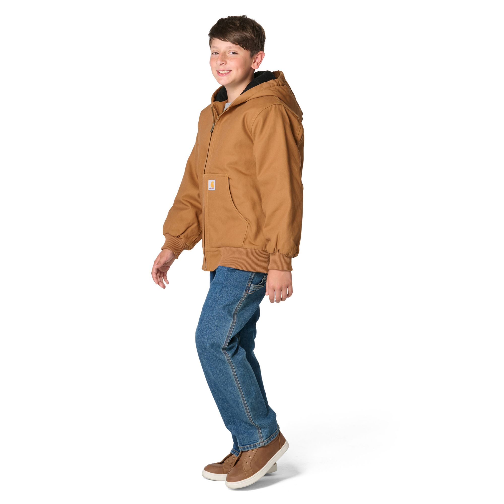 Carhartt Boys' Insulated Canvas Hooded Active Jacket product image