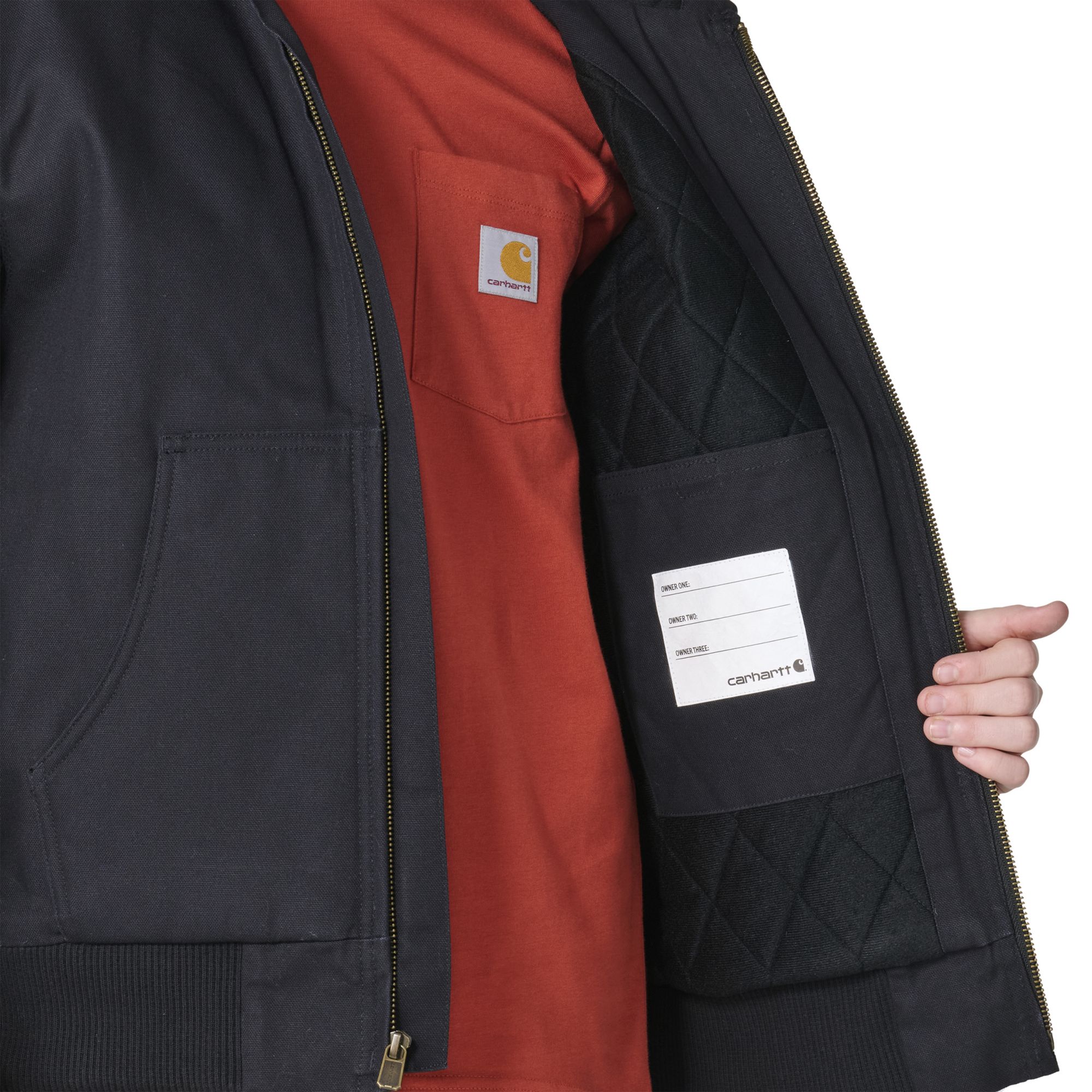 Carhartt Boys' Insulated Canvas Hooded Active Jacket product image