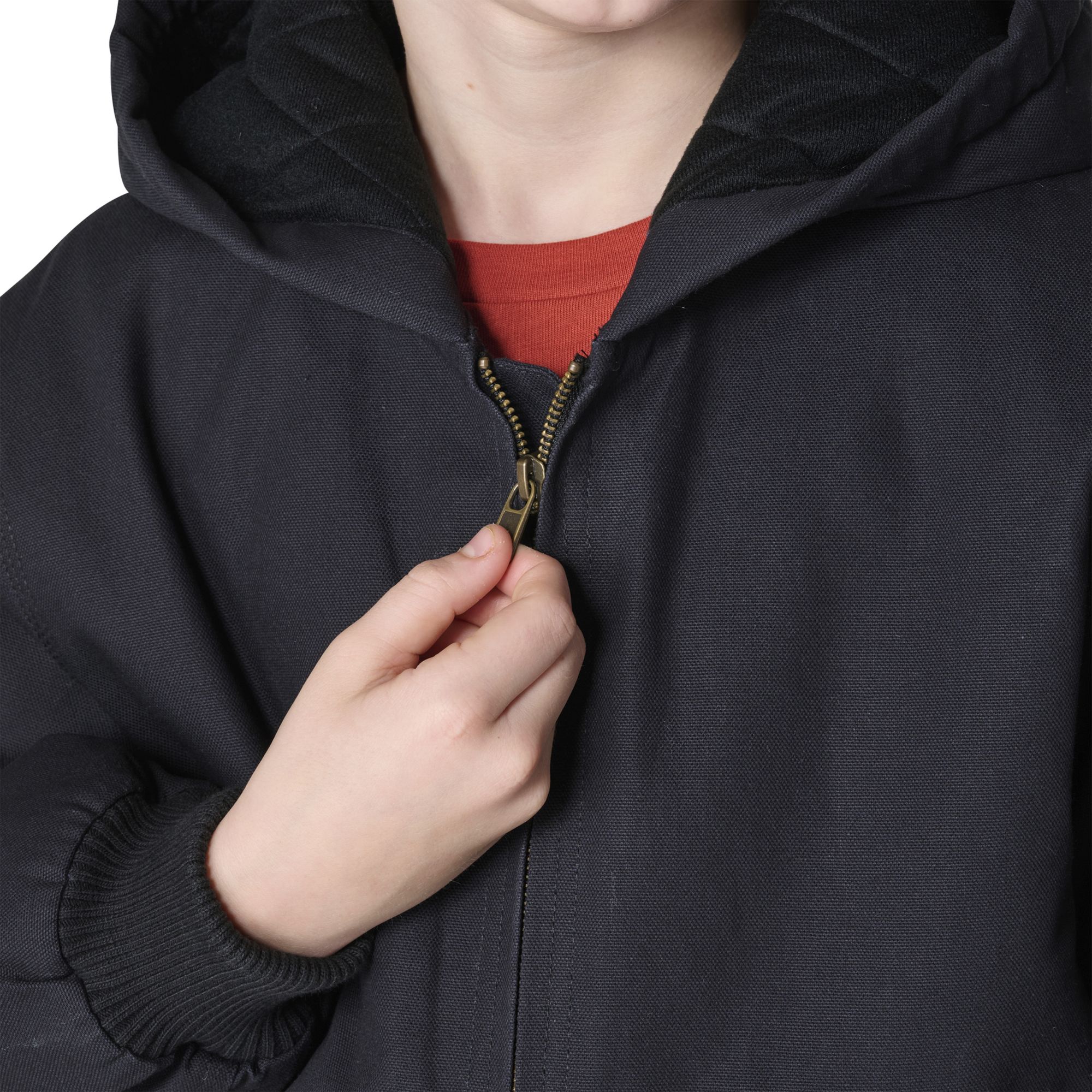 Carhartt Boys' Insulated Canvas Hooded Active Jacket product image