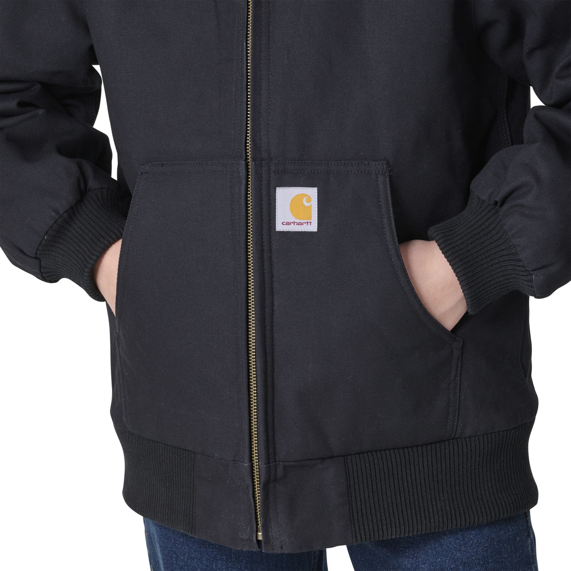 Carhartt Boys' Insulated Canvas Hooded Active Jacket product image