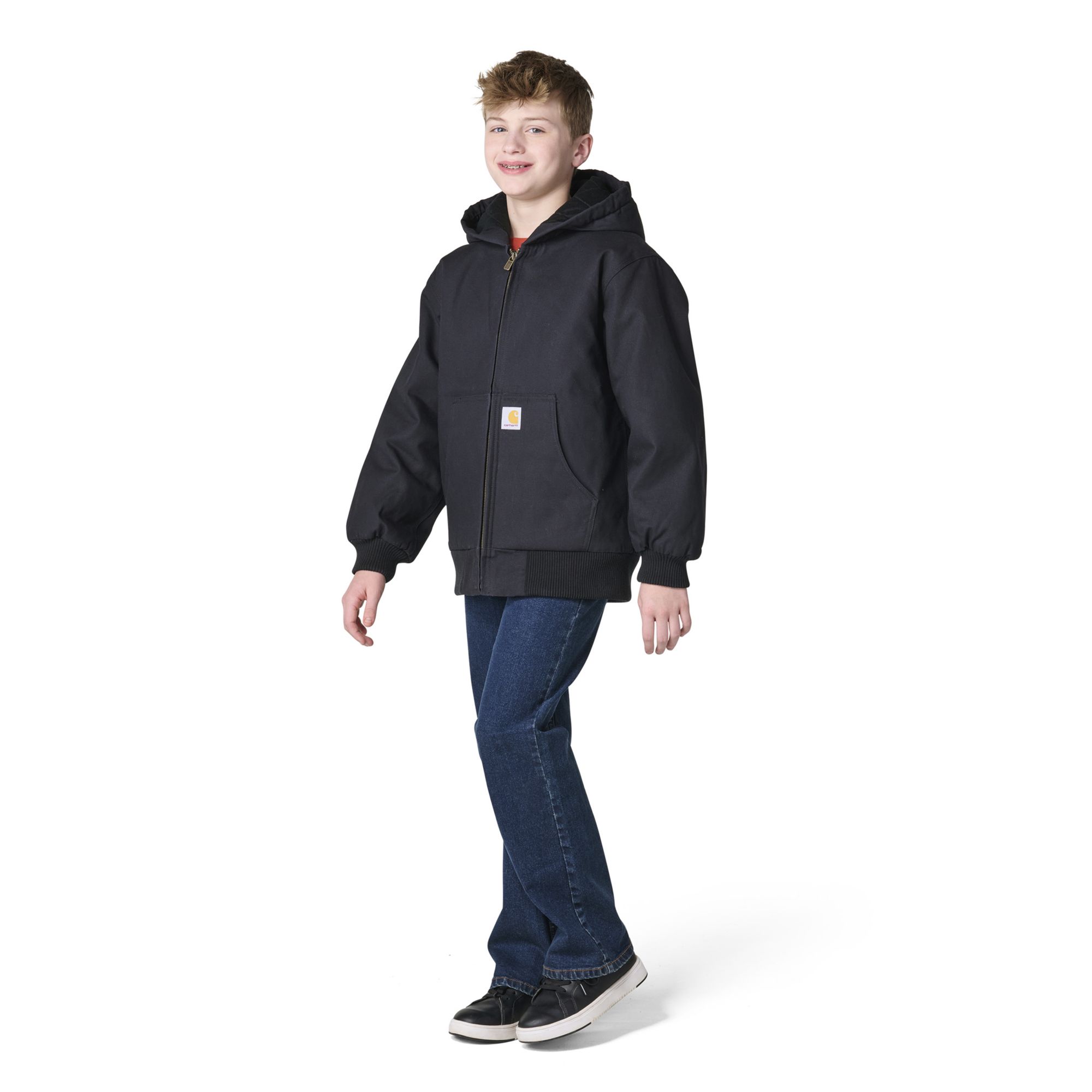 Carhartt Boys' Insulated Canvas Hooded Active Jacket product image