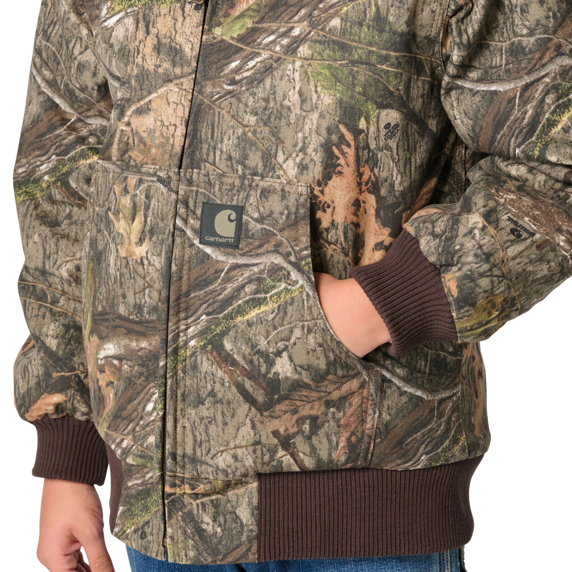Carhartt Boys' Insulated Canvas Camo Active Jacket product image