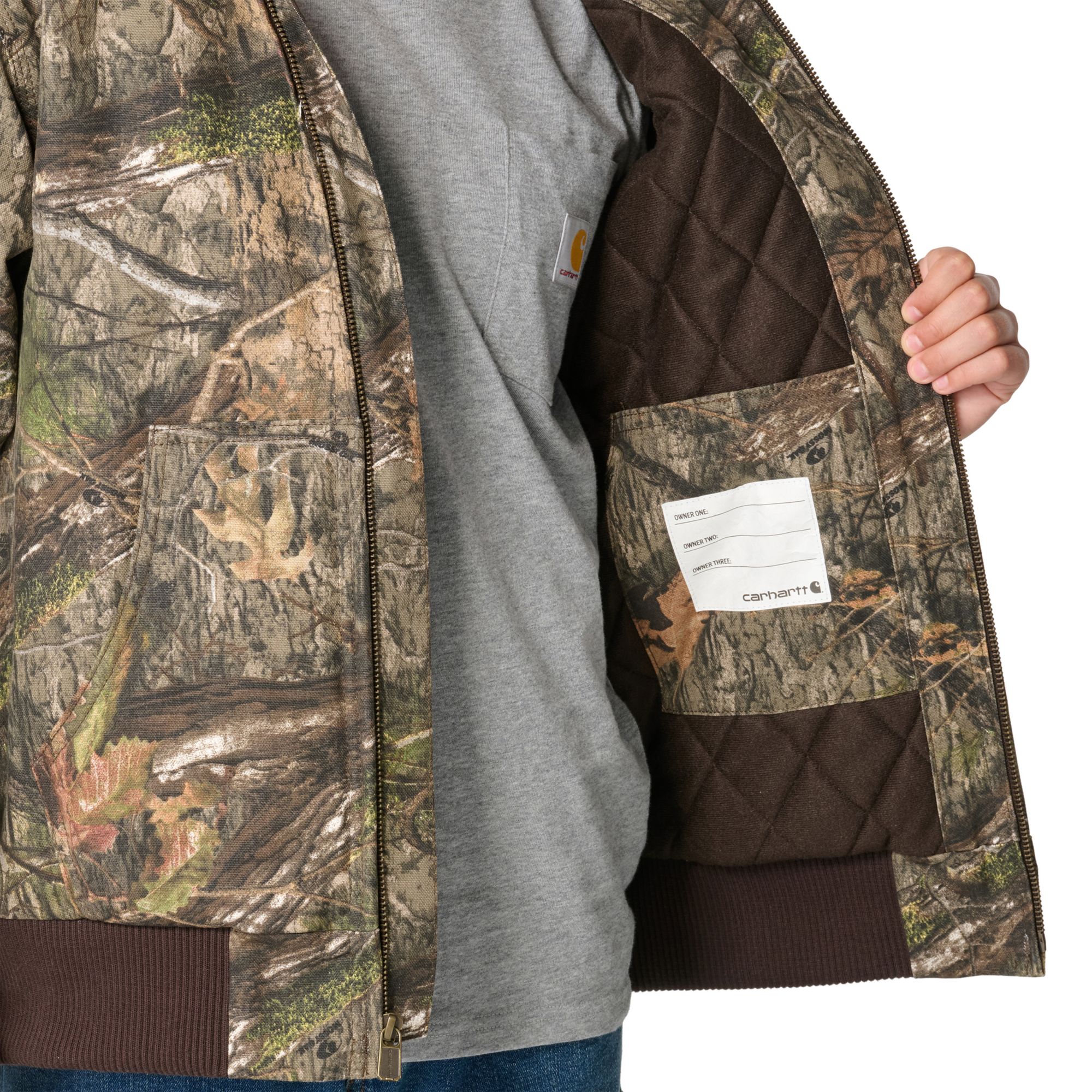Carhartt Boys' Insulated Canvas Camo Active Jacket product image