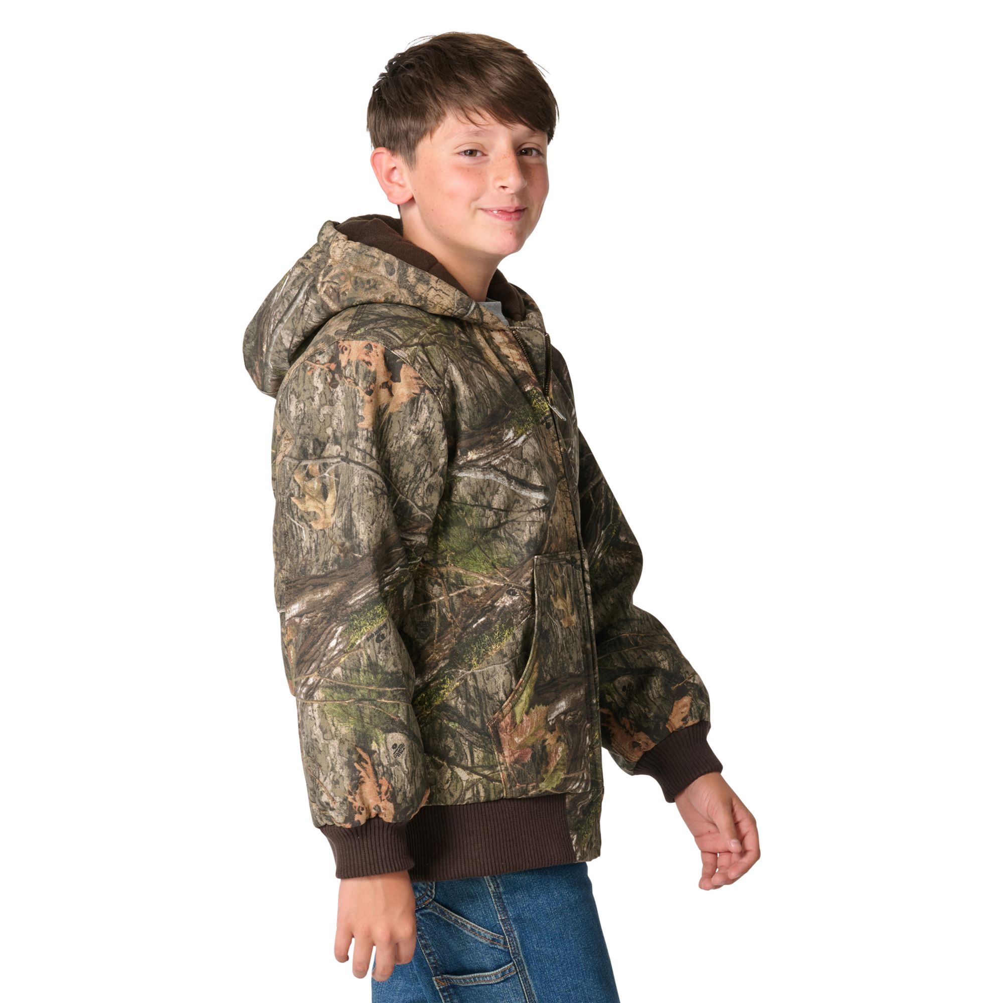 Carhartt Boys' Insulated Canvas Camo Active Jacket product image