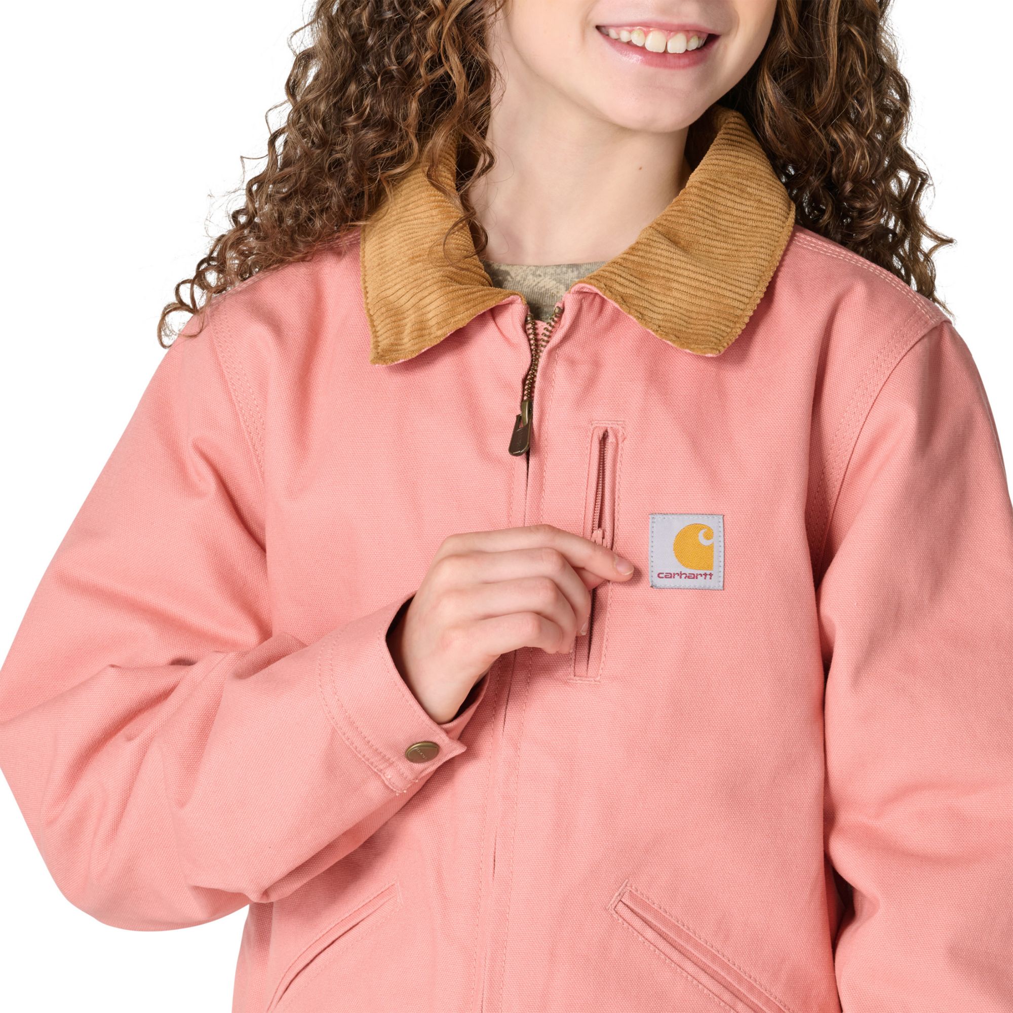 Carhartt Girls' Full-Zip Canvas Detroit Jacket product image