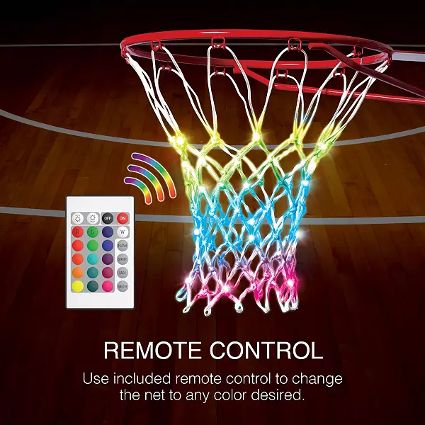 Luzkey Luminous Basketball Net, Standard Basketball Hoop Replacement Net, Noctilucent Other As Described