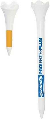 Pride PTS Evolution 1.5'' & 3.25'' White Golf Tees - 50 Pack product image